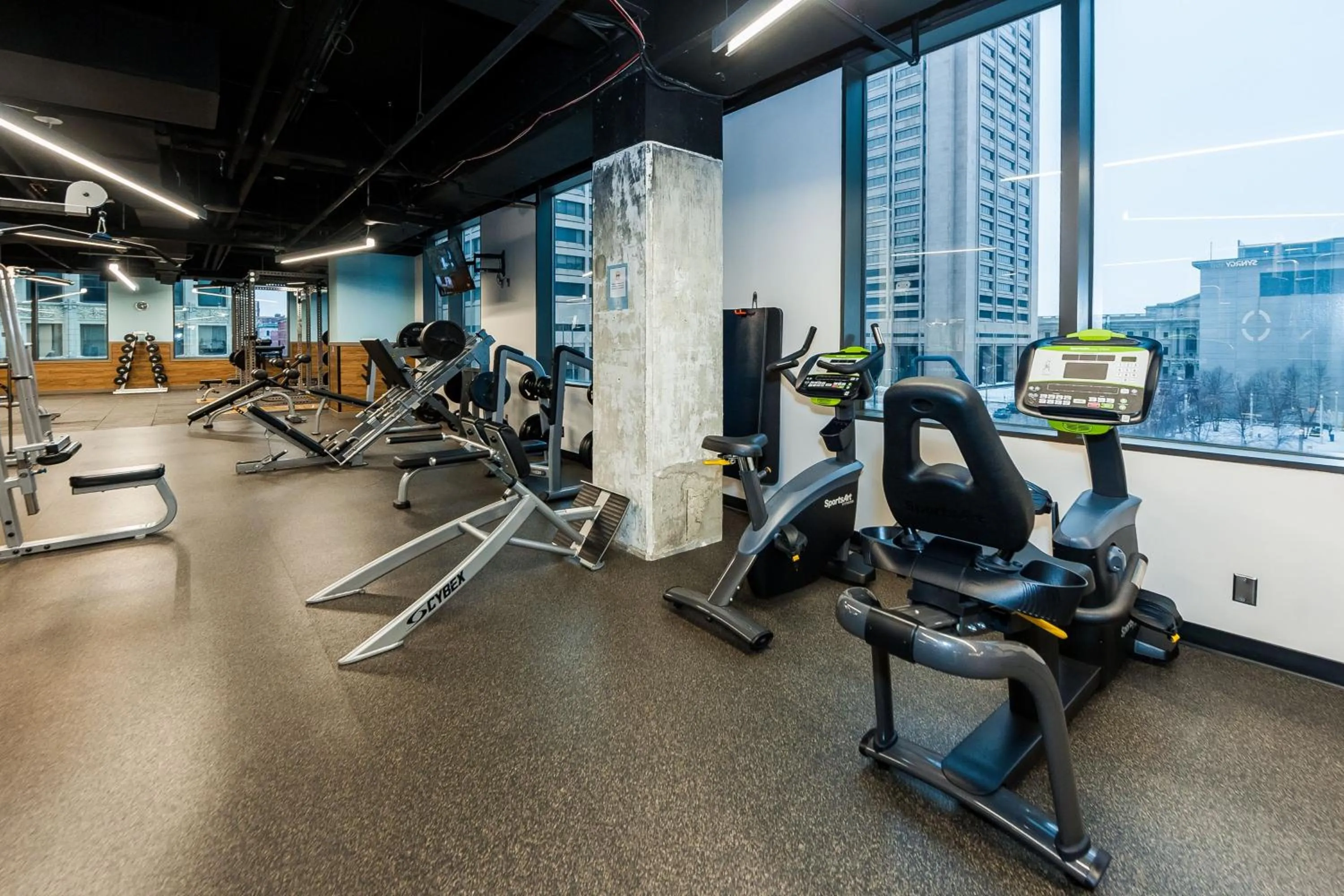 Fitness centre/facilities in Cleveland Marriott Downtown at Key Tower