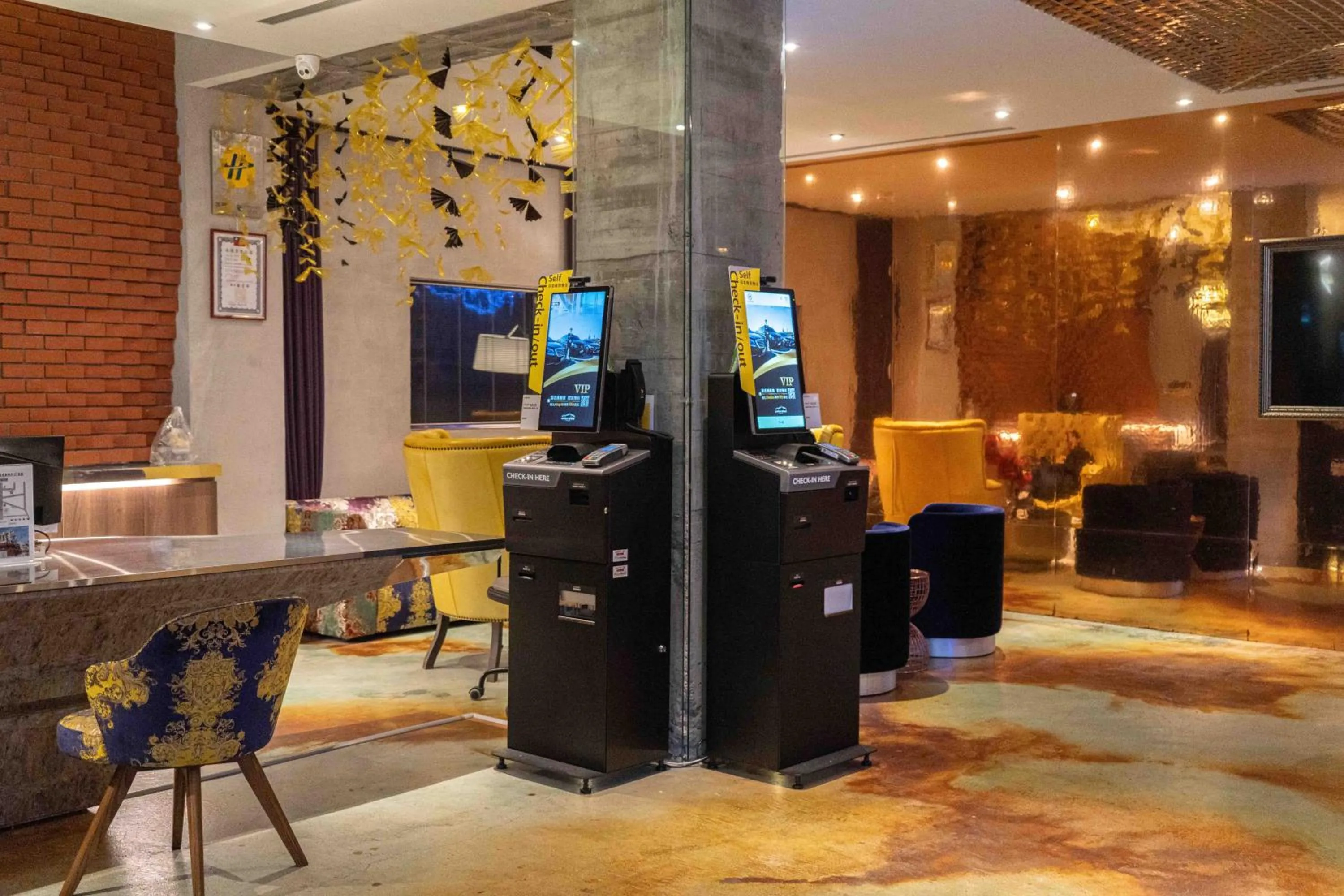 Seating area in CHECK inn HIVE