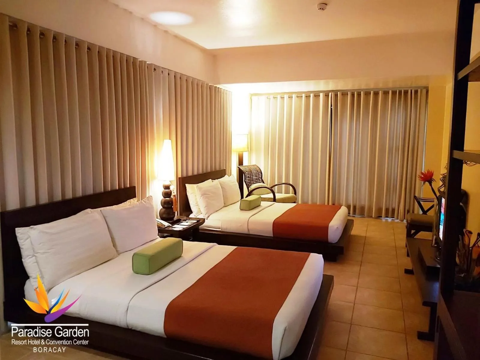 Photo of the whole room, Bed in Paradise Garden Hotel and Convention Center Boracay Powered by ASTON