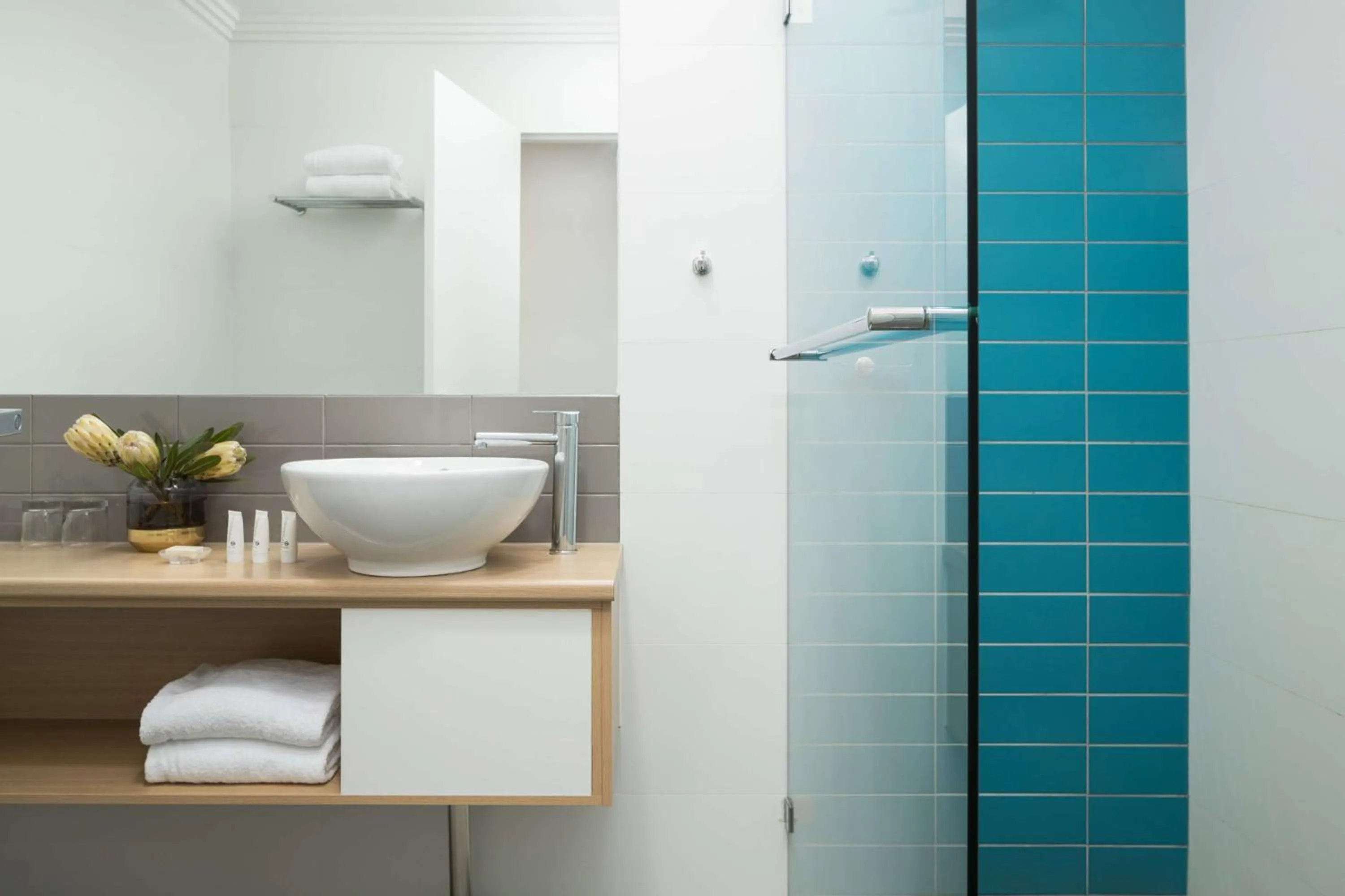 Bathroom in Sails Port Macquarie by Rydges