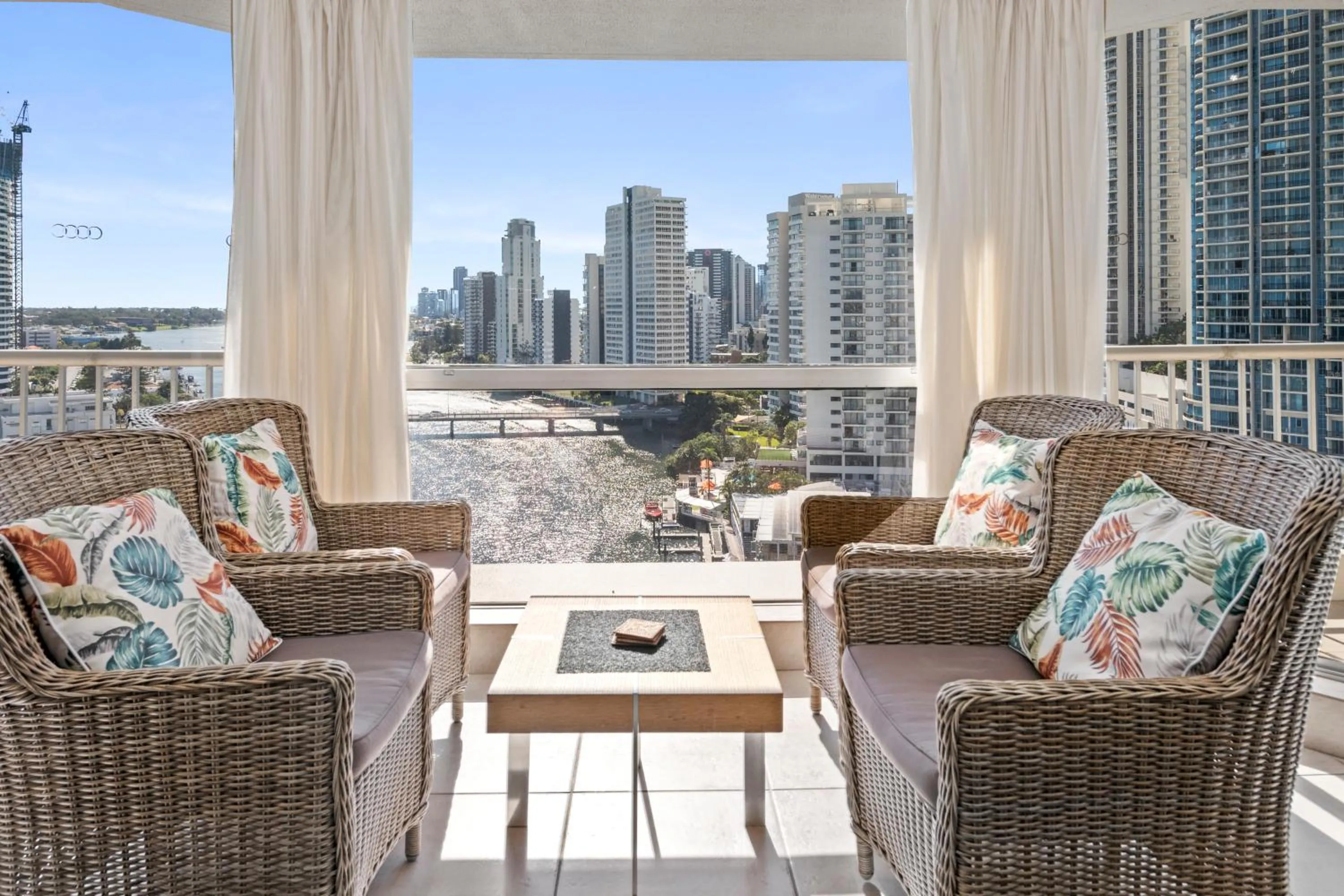 Seating area in Moorings On Cavill Surfers Paradise