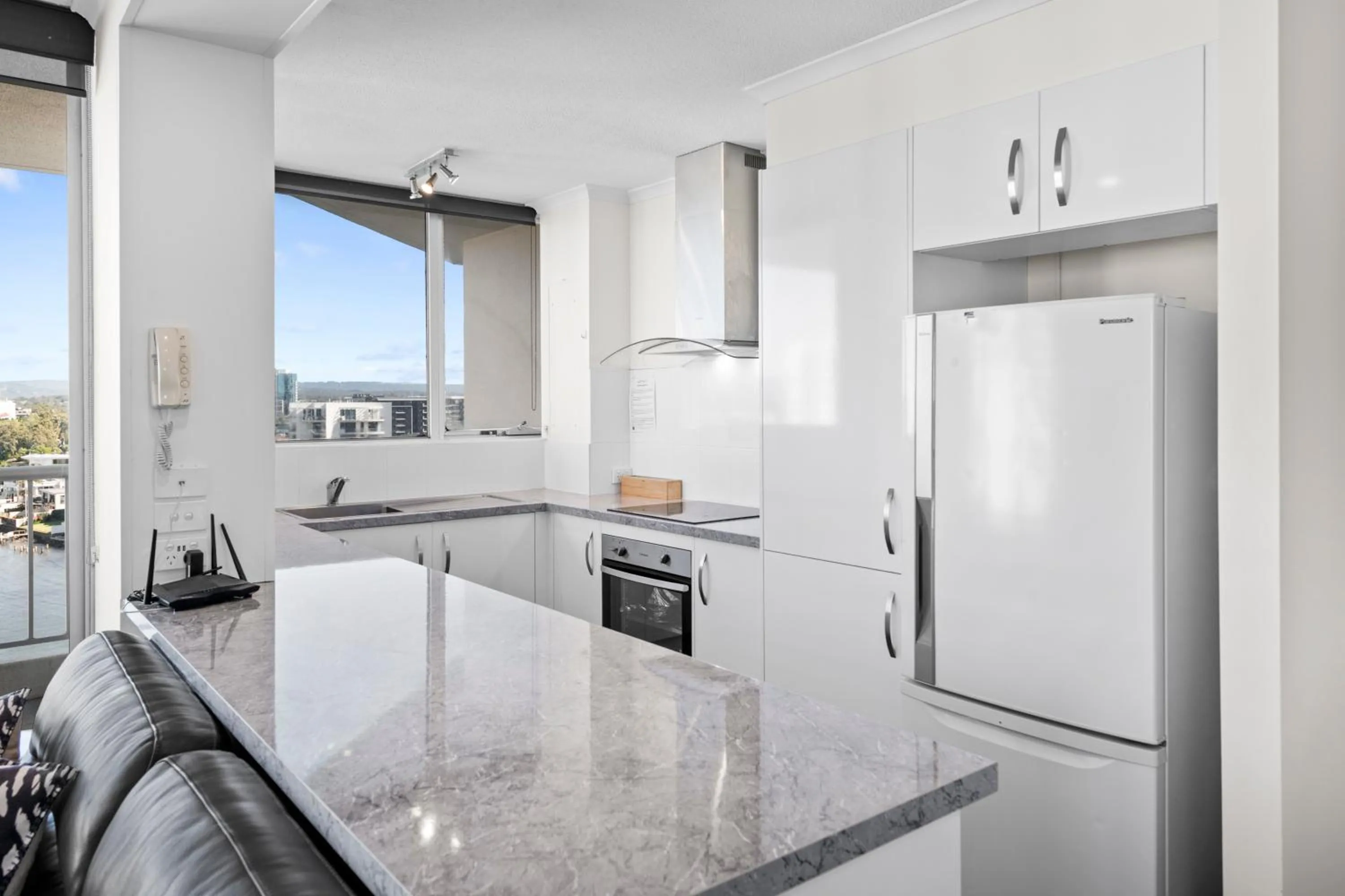 Kitchen or kitchenette in Moorings On Cavill Surfers Paradise