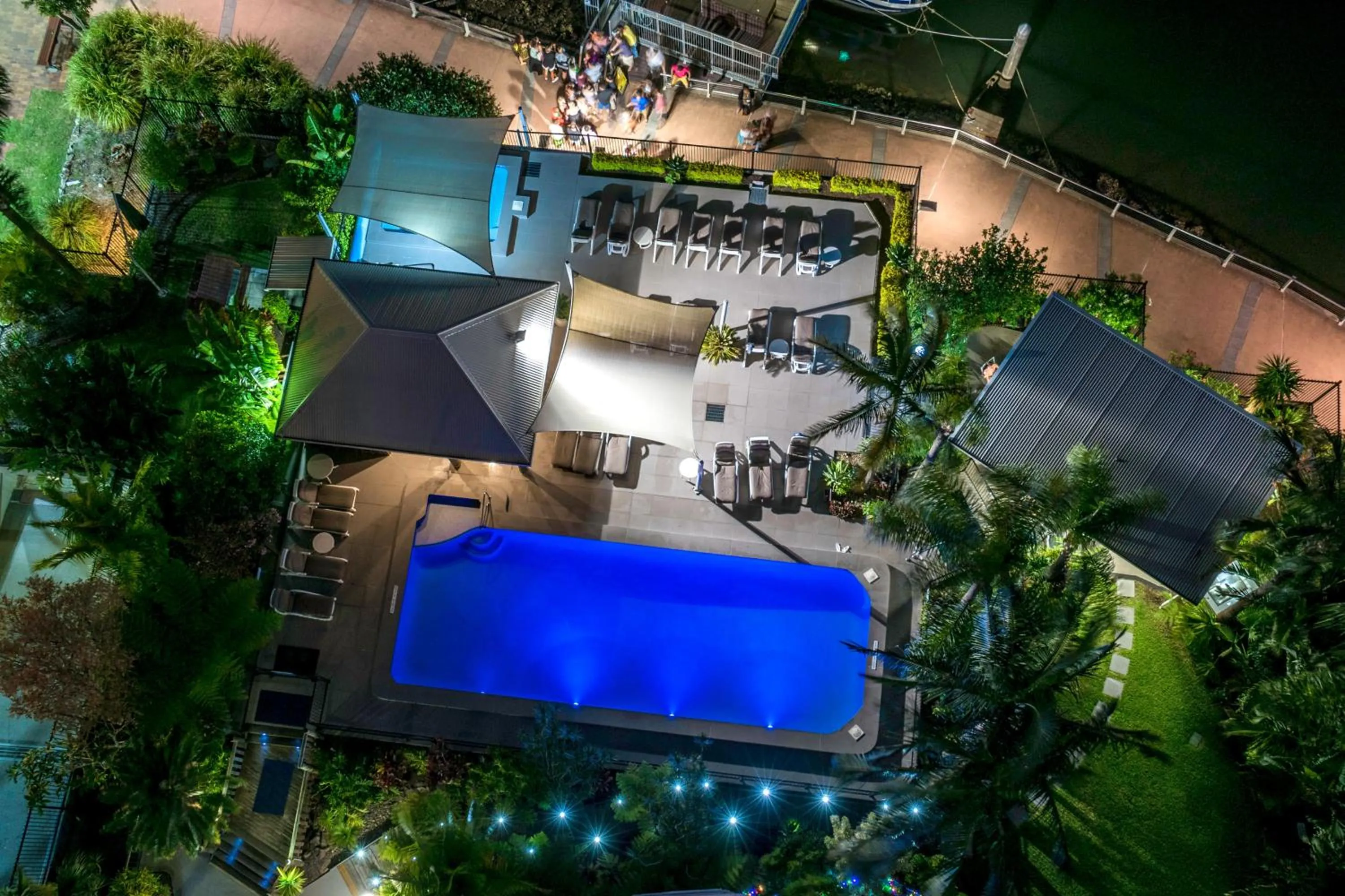 Night in Moorings On Cavill Surfers Paradise