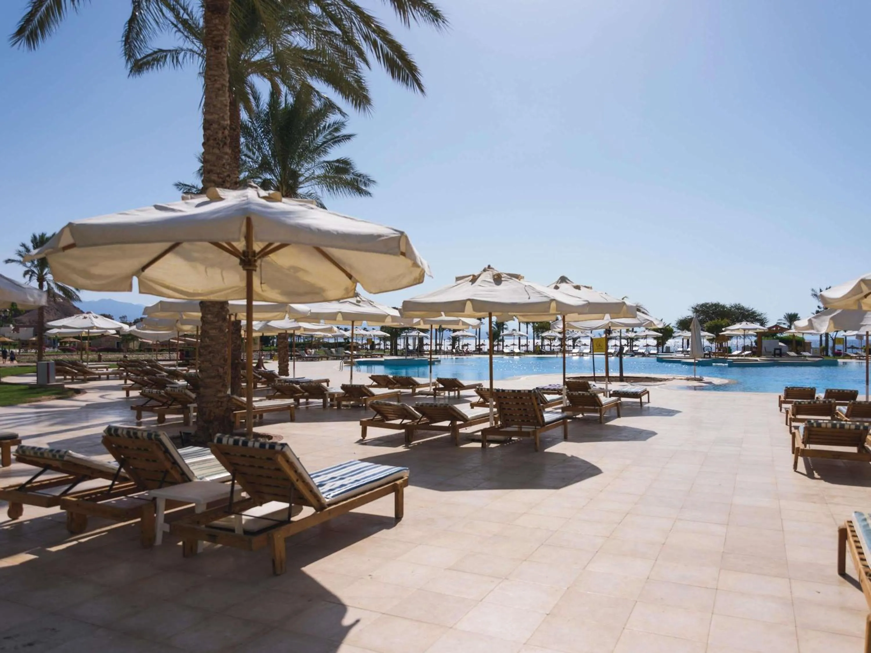 Pool view in Movenpick Taba Resort & Spa