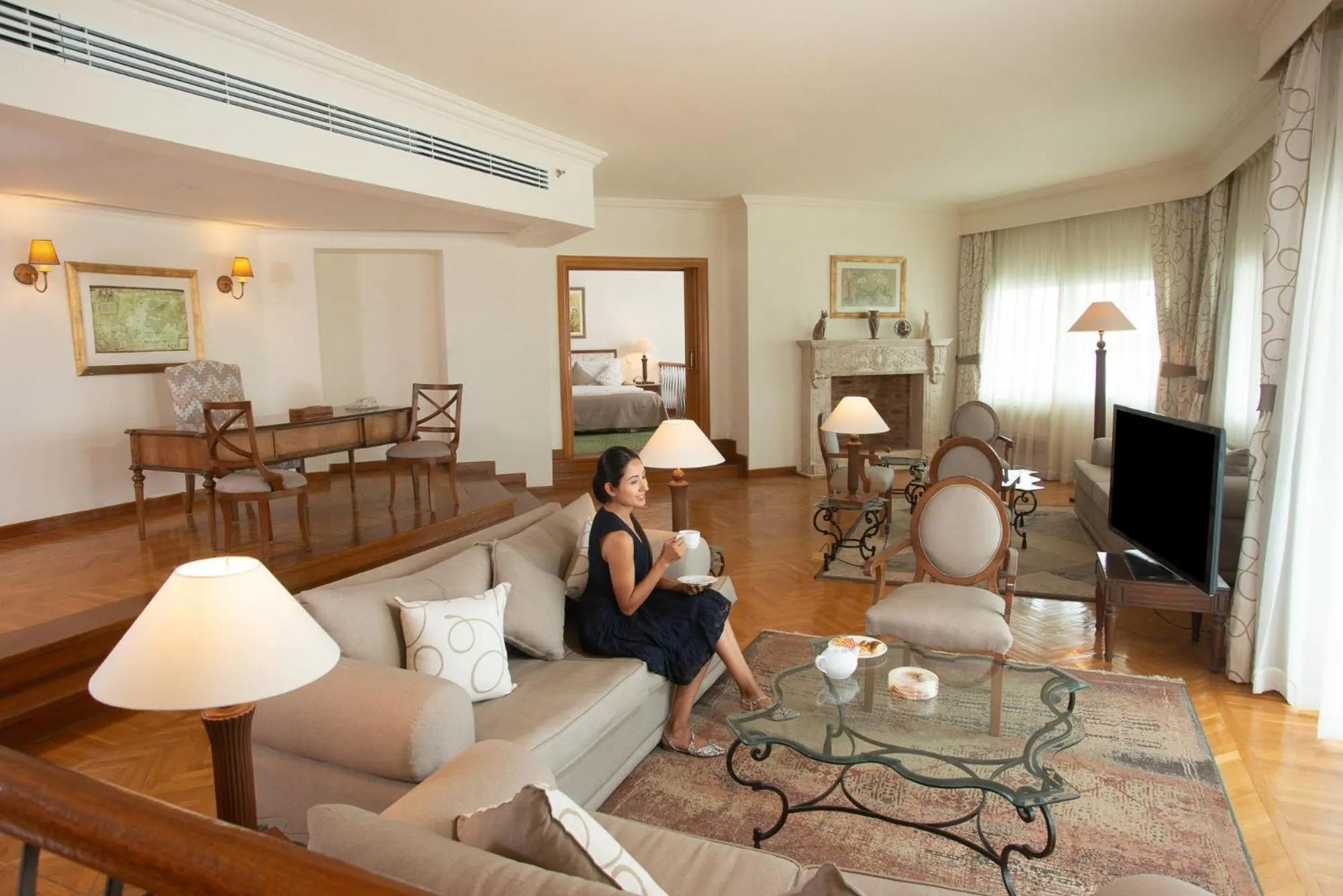 Living room in Movenpick Taba Resort & Spa