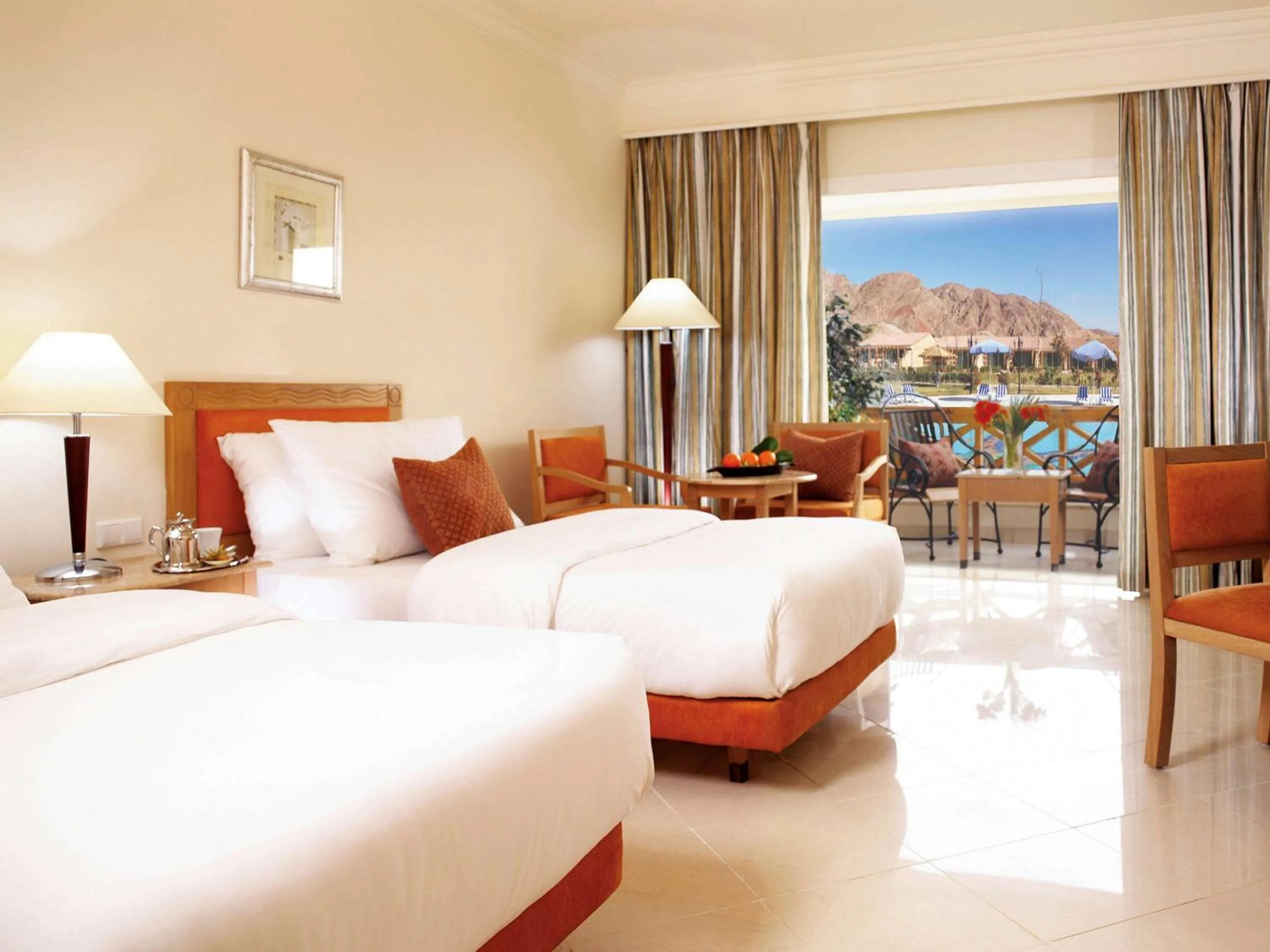 Deluxe King Room with Sea View in Movenpick Taba Resort & Spa