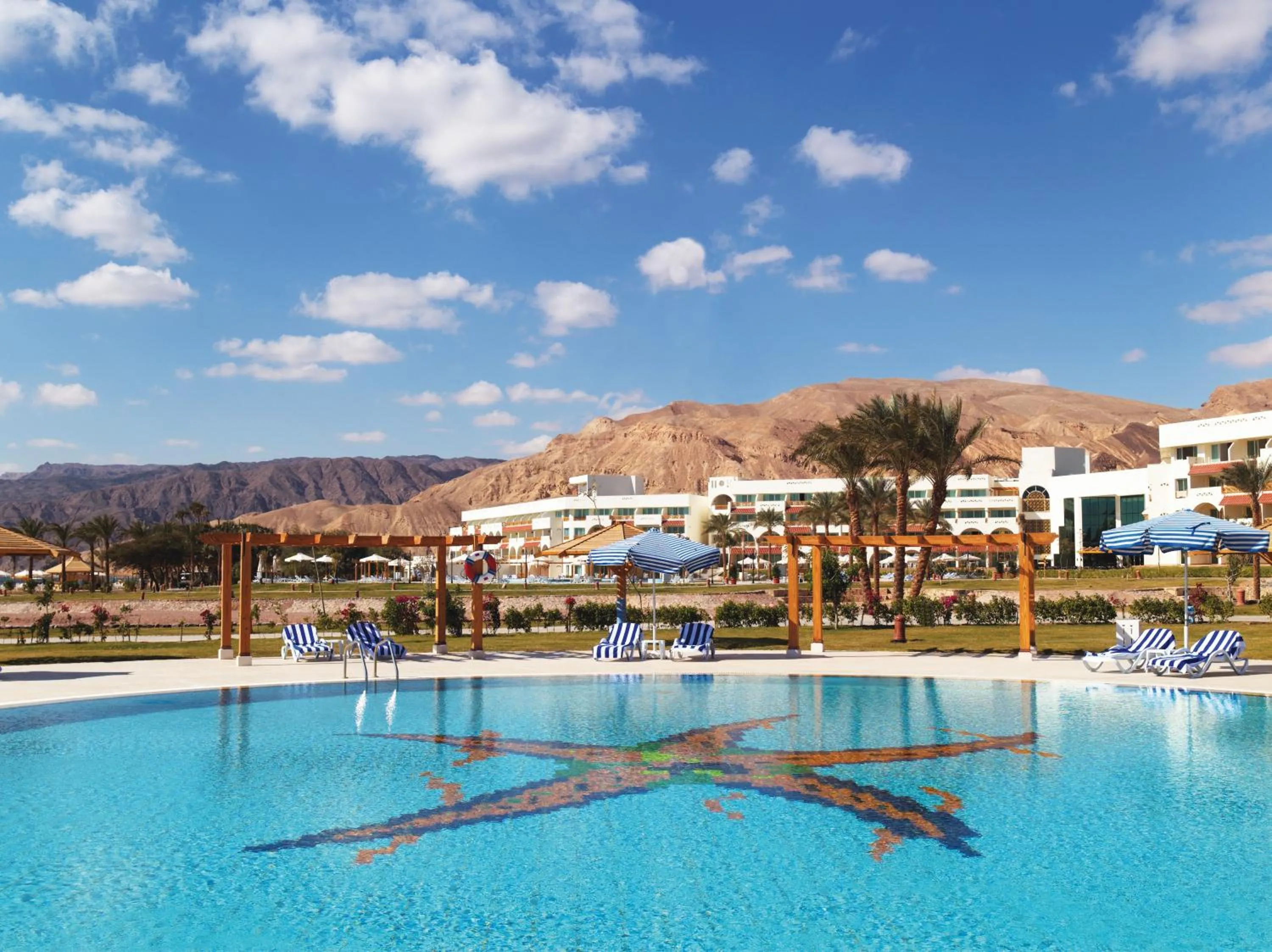 Mountain view in Movenpick Taba Resort & Spa