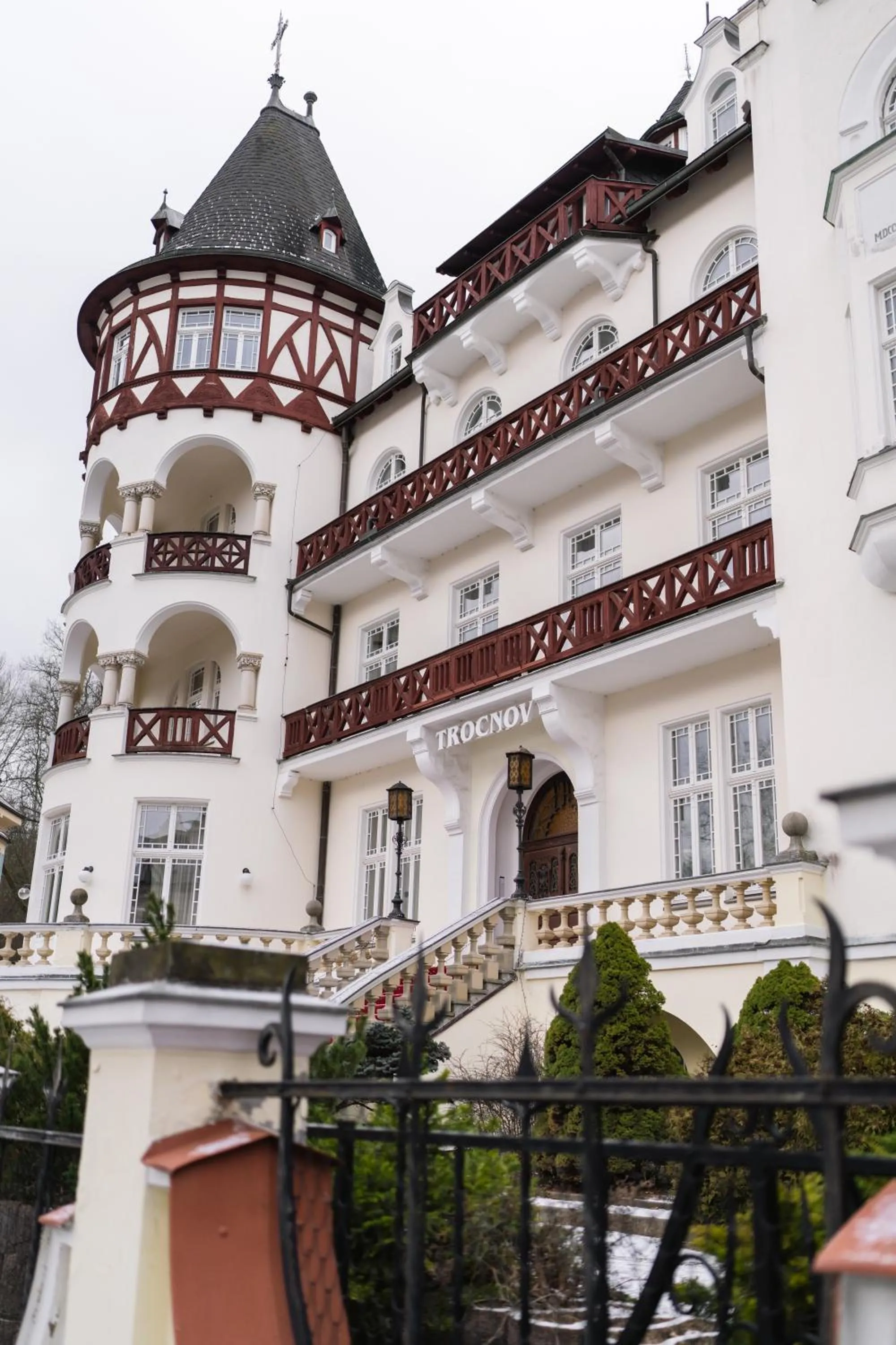 Property building in Spa Hotel Villa Smetana