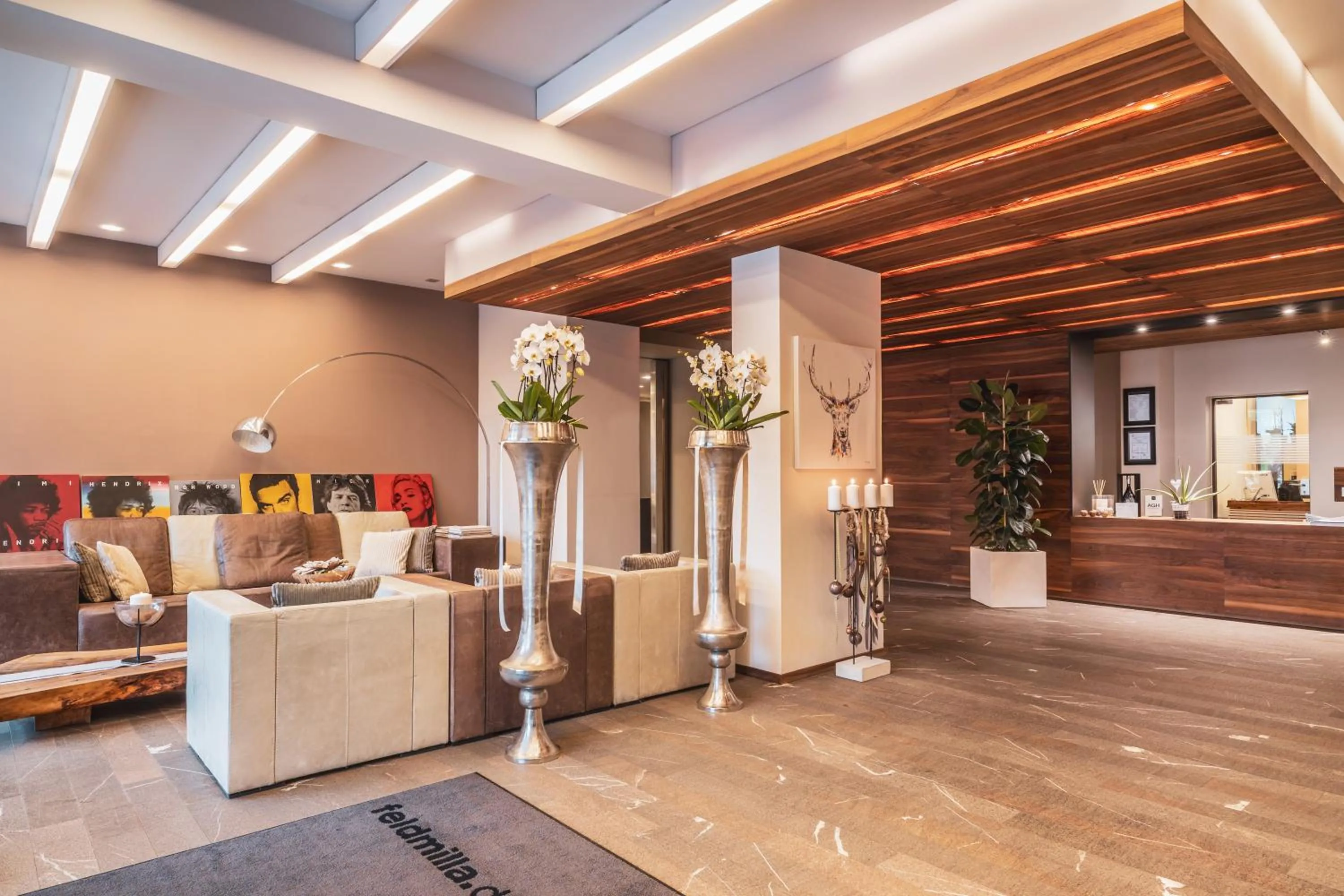 Lobby or reception in Feldmilla Design Hotel - Wellness & SPA