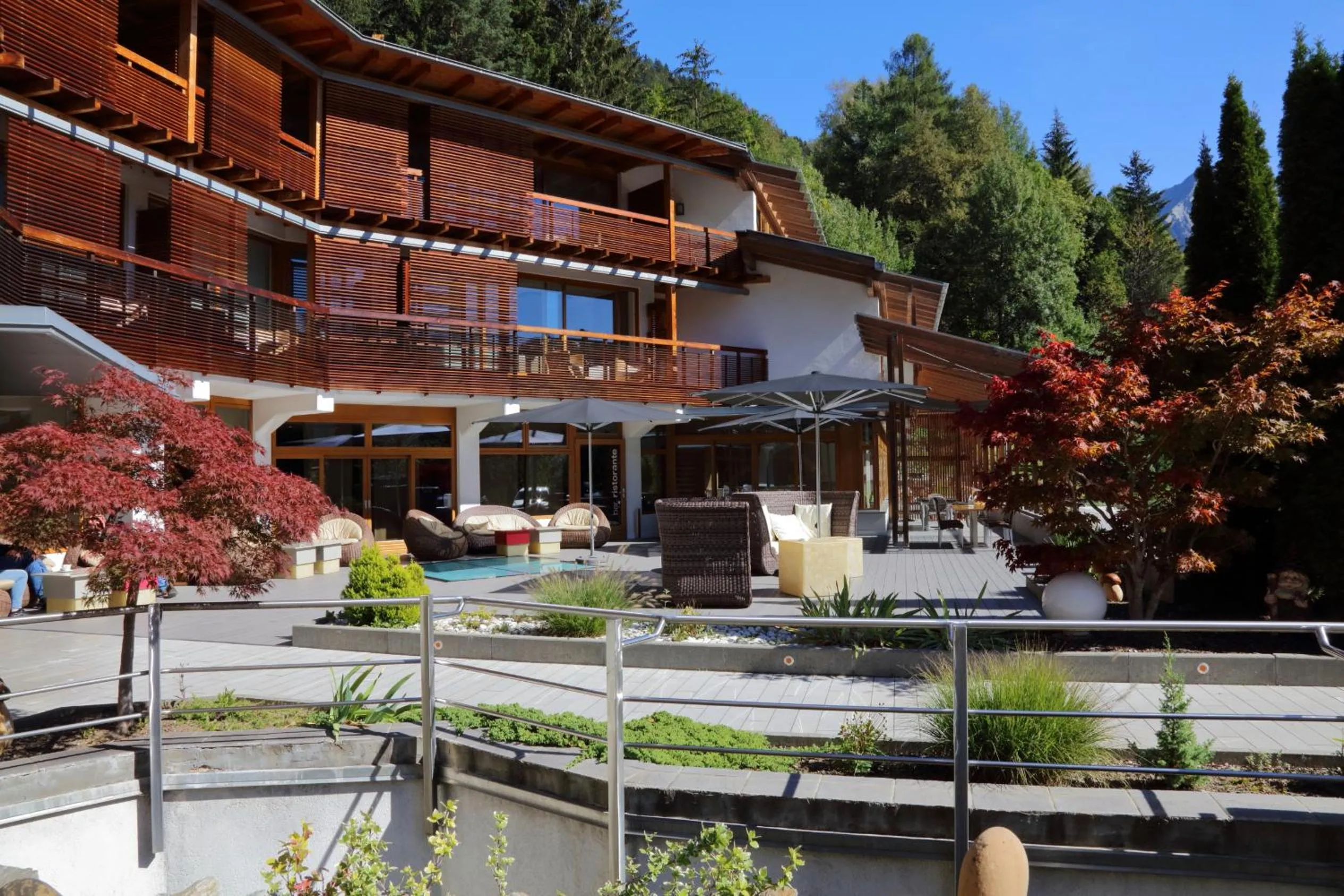 Garden view in Feldmilla Design Hotel - Wellness & SPA