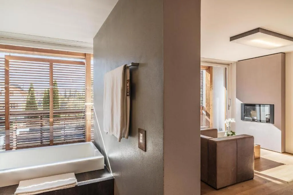 Bed in Feldmilla Design Hotel - Wellness & SPA