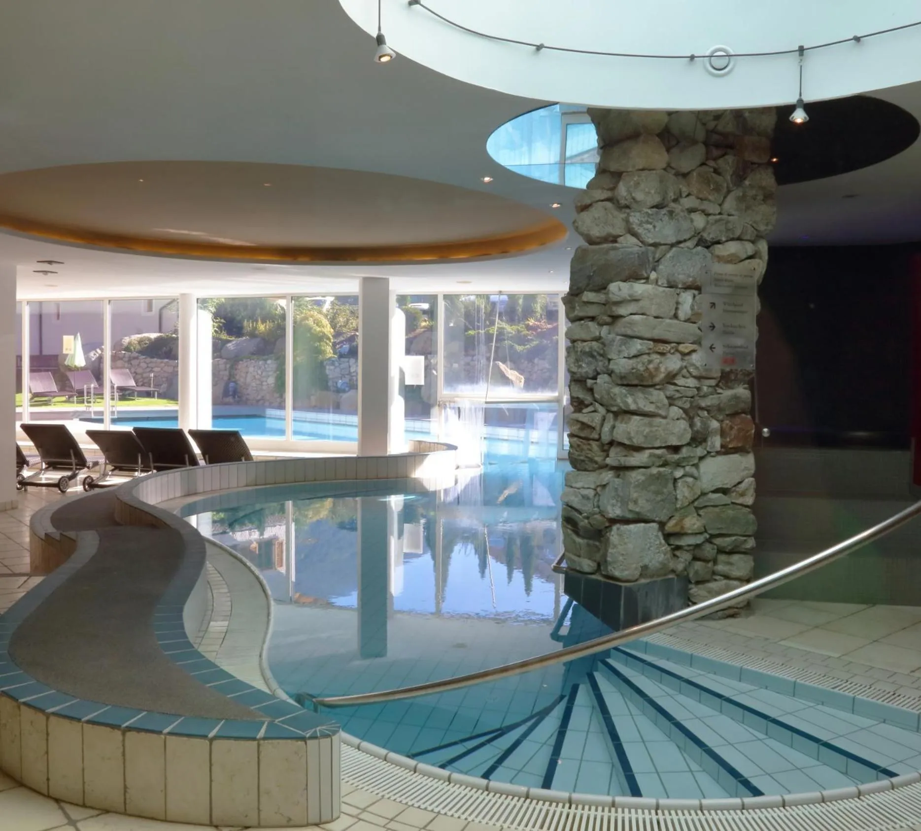 Pool view in Feldmilla Design Hotel - Wellness & SPA