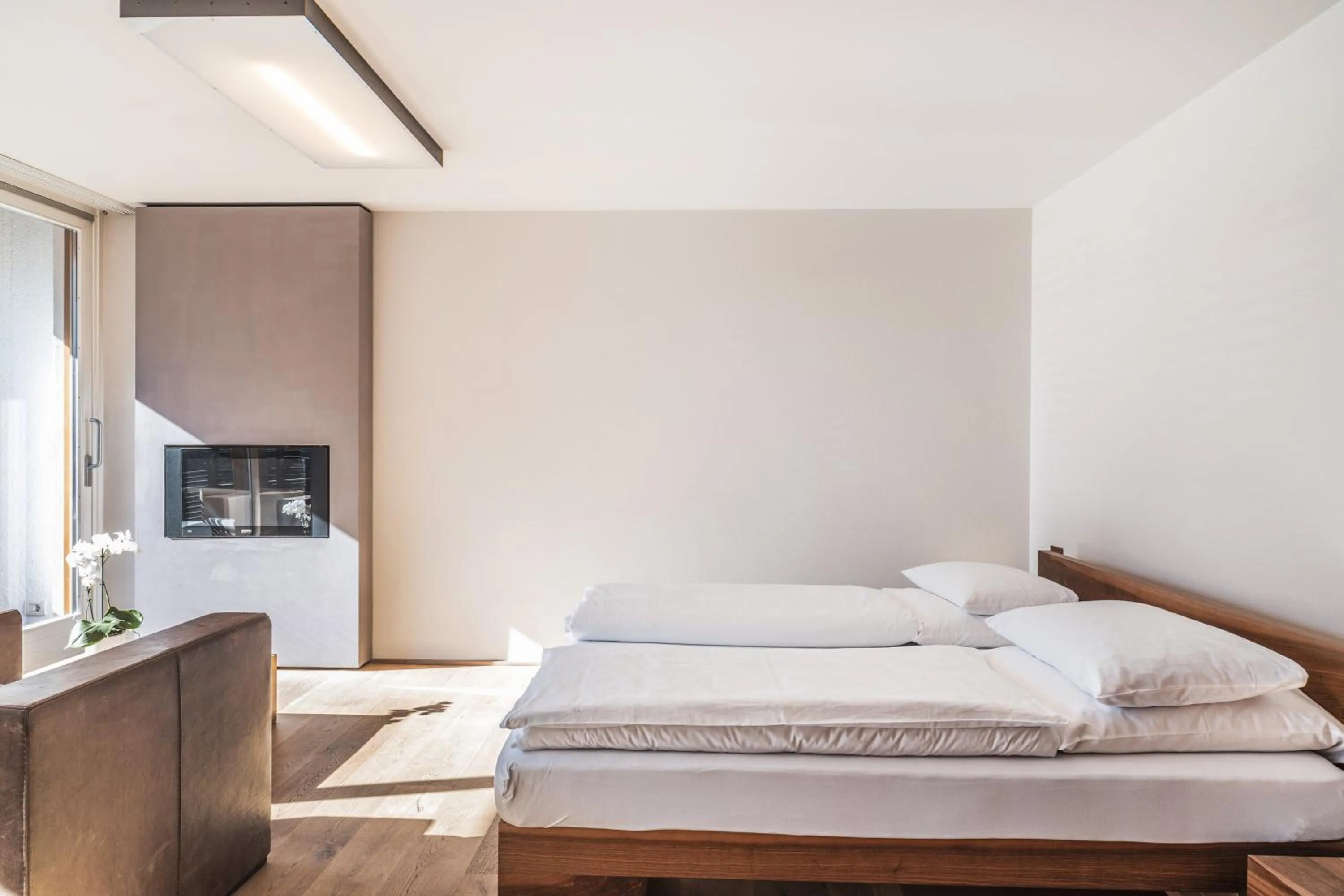 Photo of the whole room, Bed in Feldmilla Design Hotel - Wellness & SPA