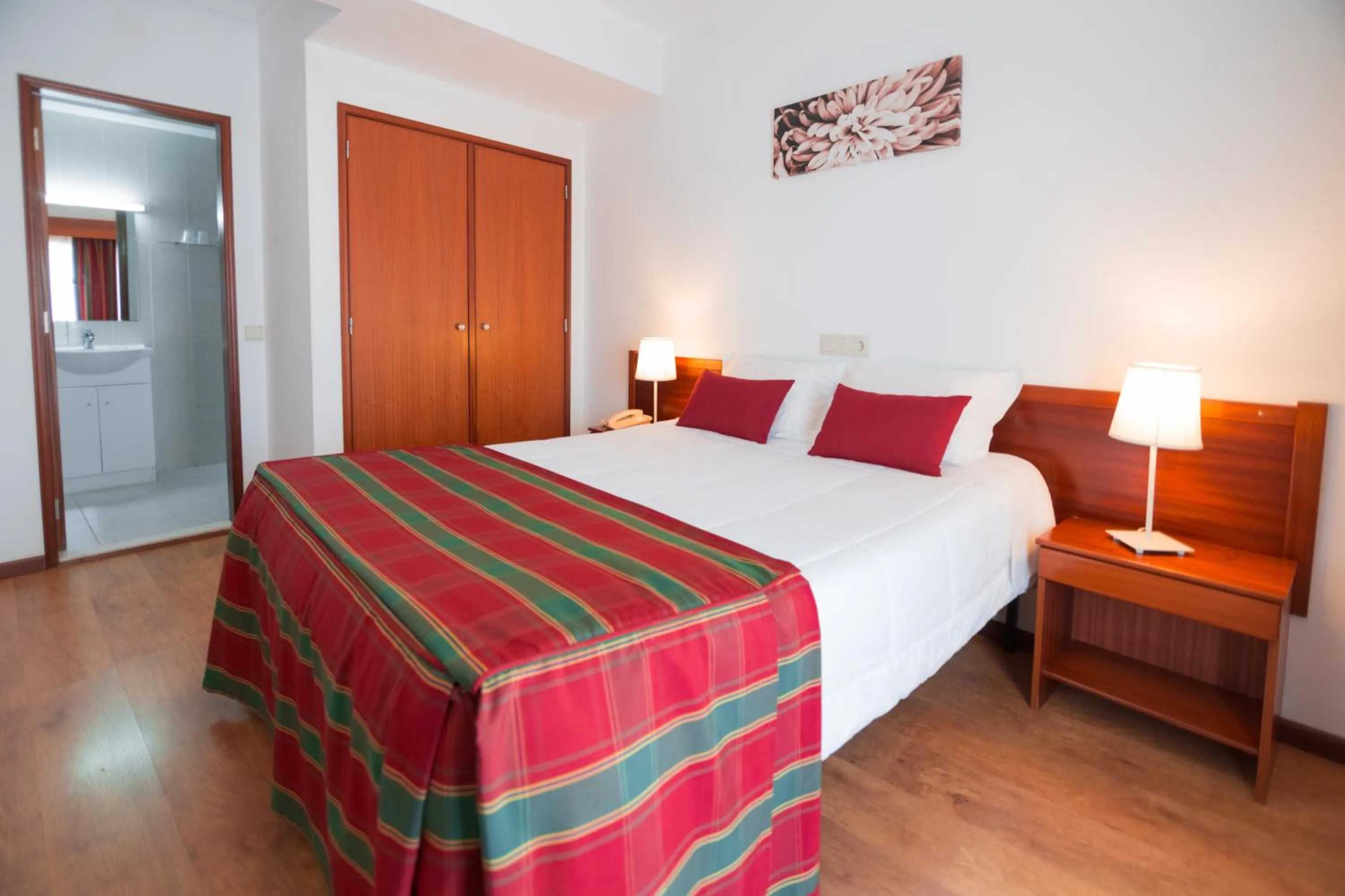 Bed in Hotel Cristo Rei - Fatima