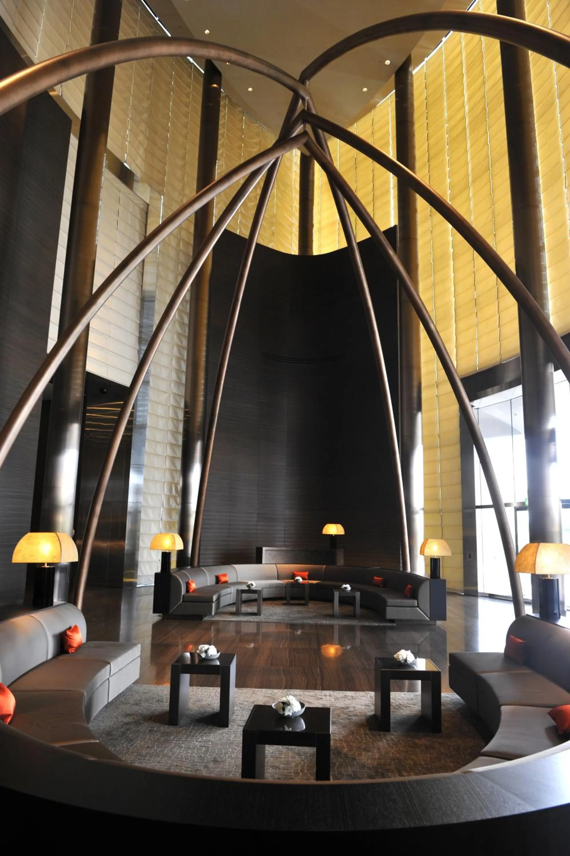 Lobby or reception in Armani Hotel Dubai, Burj Khalifa
