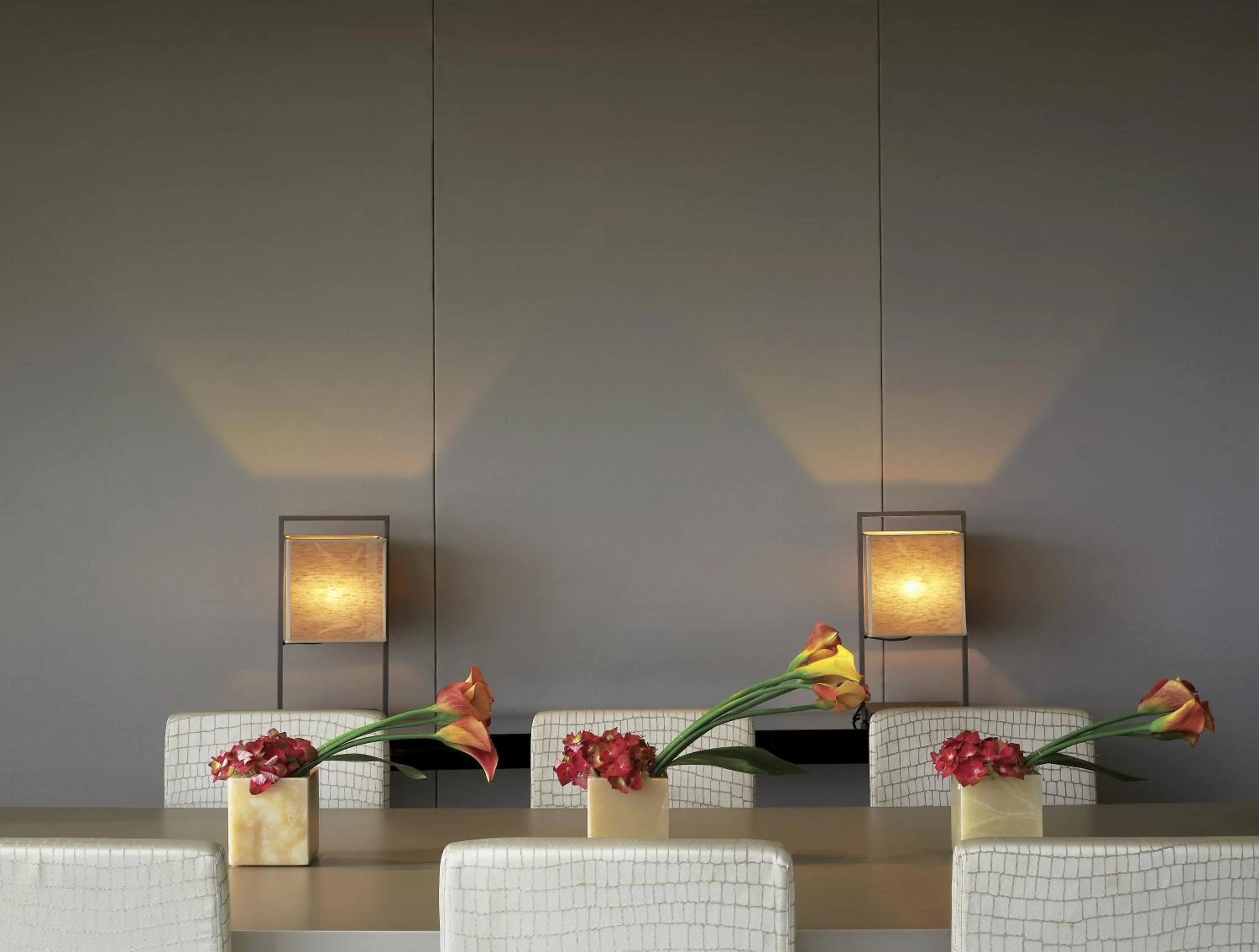 Dining area in Armani Hotel Dubai, Burj Khalifa