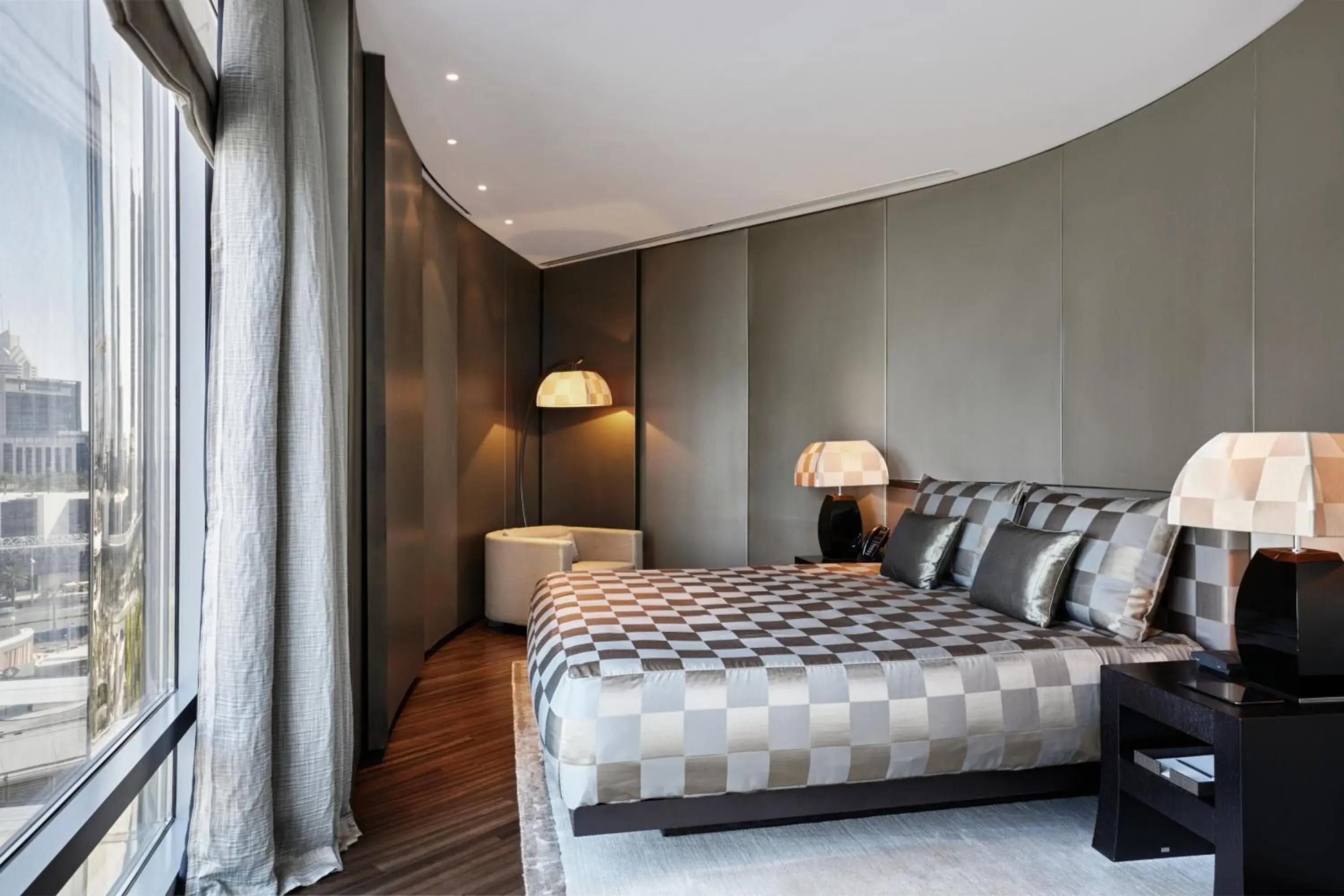 Armani Executive Suite Fountain View in Armani Hotel Dubai, Burj Khalifa Armani Executive Suite Fountain View in Armani Hotel Dubai, Burj Khalifa