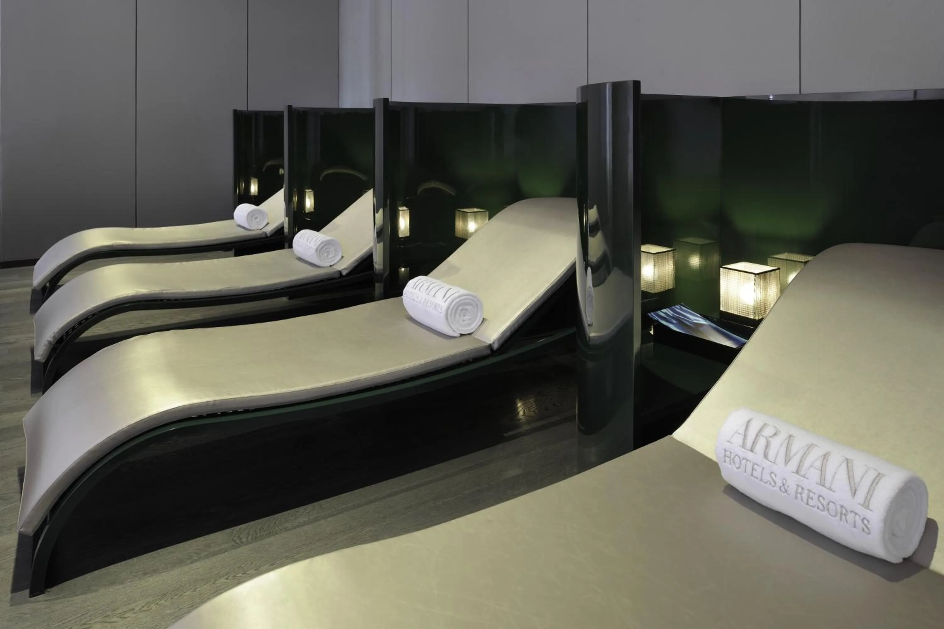 Spa and wellness centre/facilities, Bed in Armani Hotel Dubai, Burj Khalifa