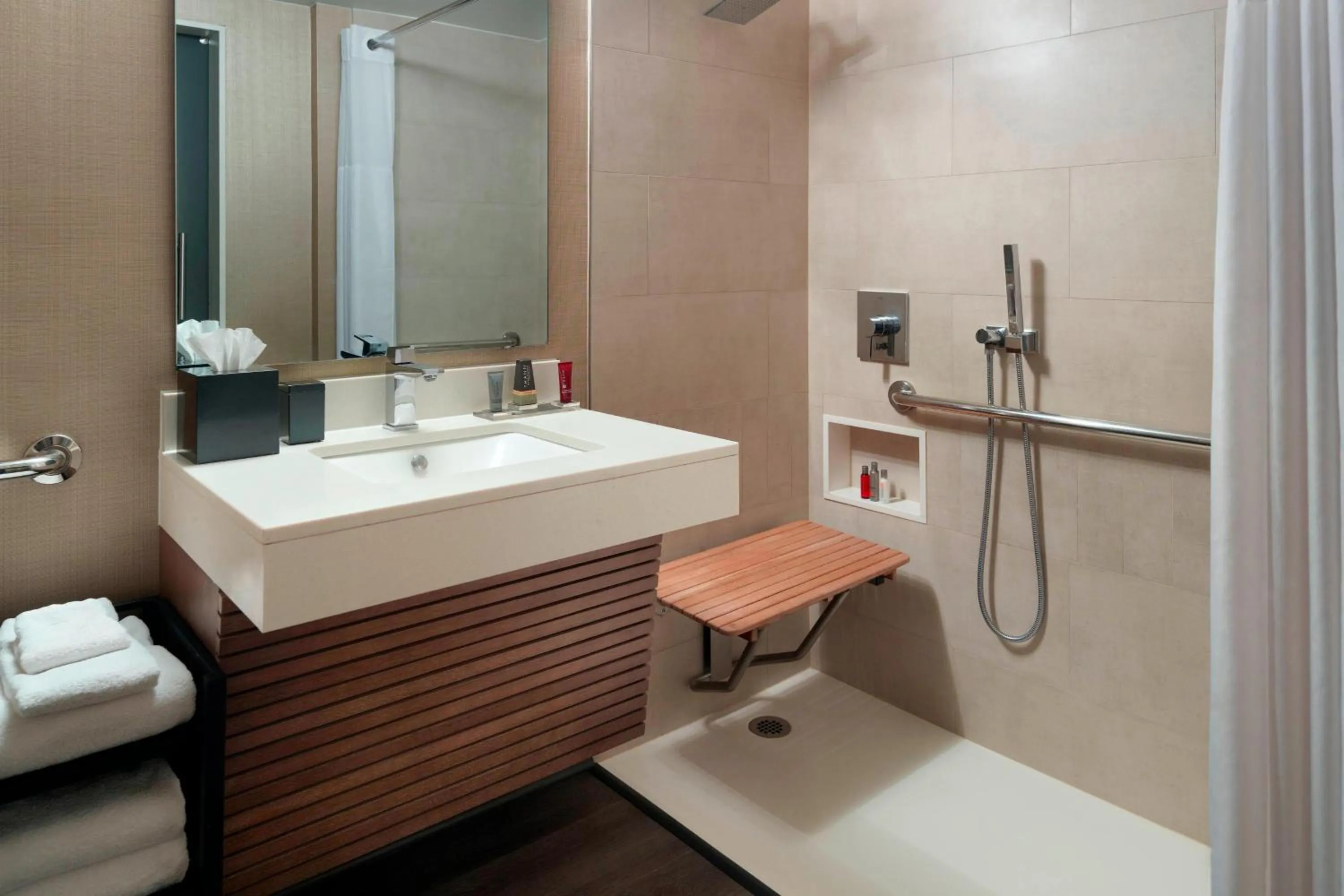 Bathroom in Charlotte Marriott City Center