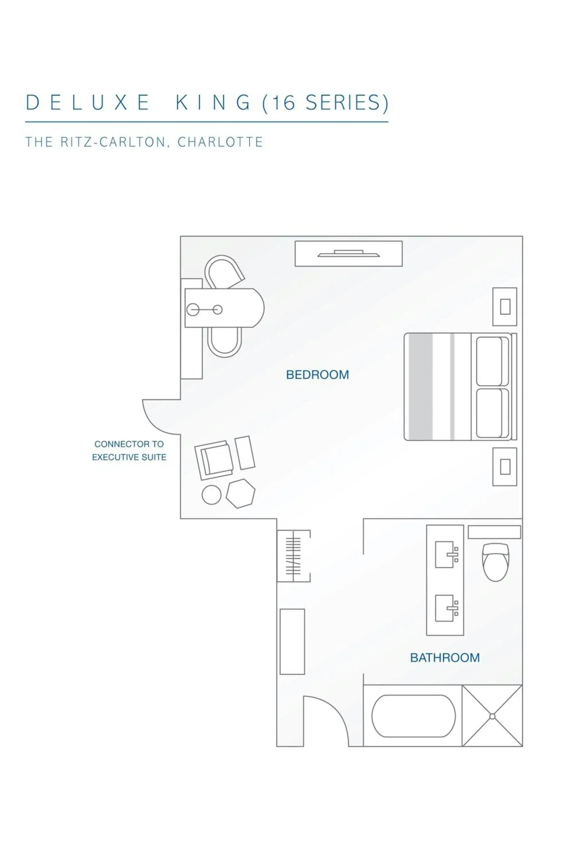 Deluxe Guest room, 1 King in The Ritz-Carlton, Charlotte Deluxe Guest room, 1 King in The Ritz-Carlton, Charlotte