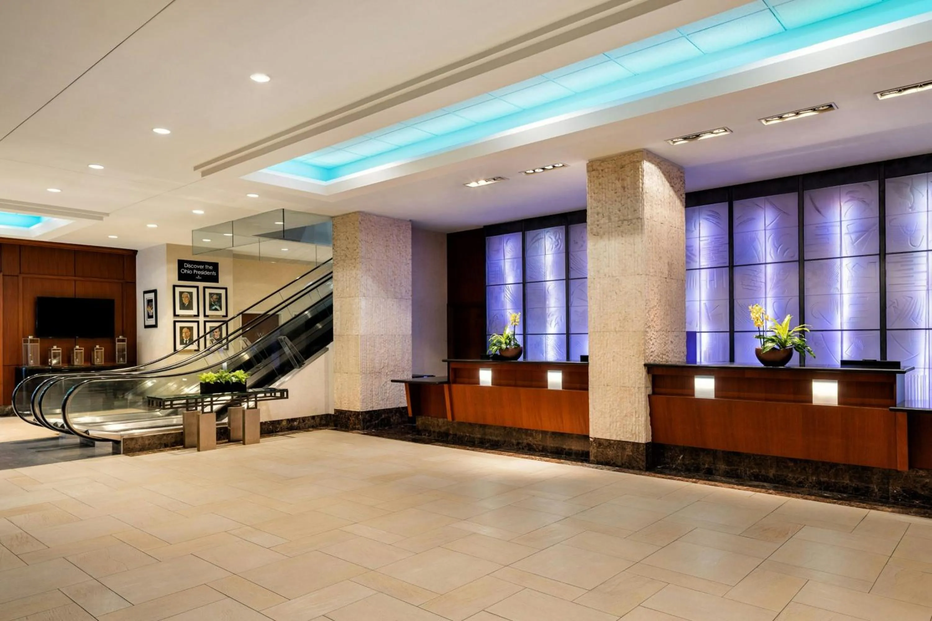 Lobby or reception in Renaissance Columbus Downtown Hotel