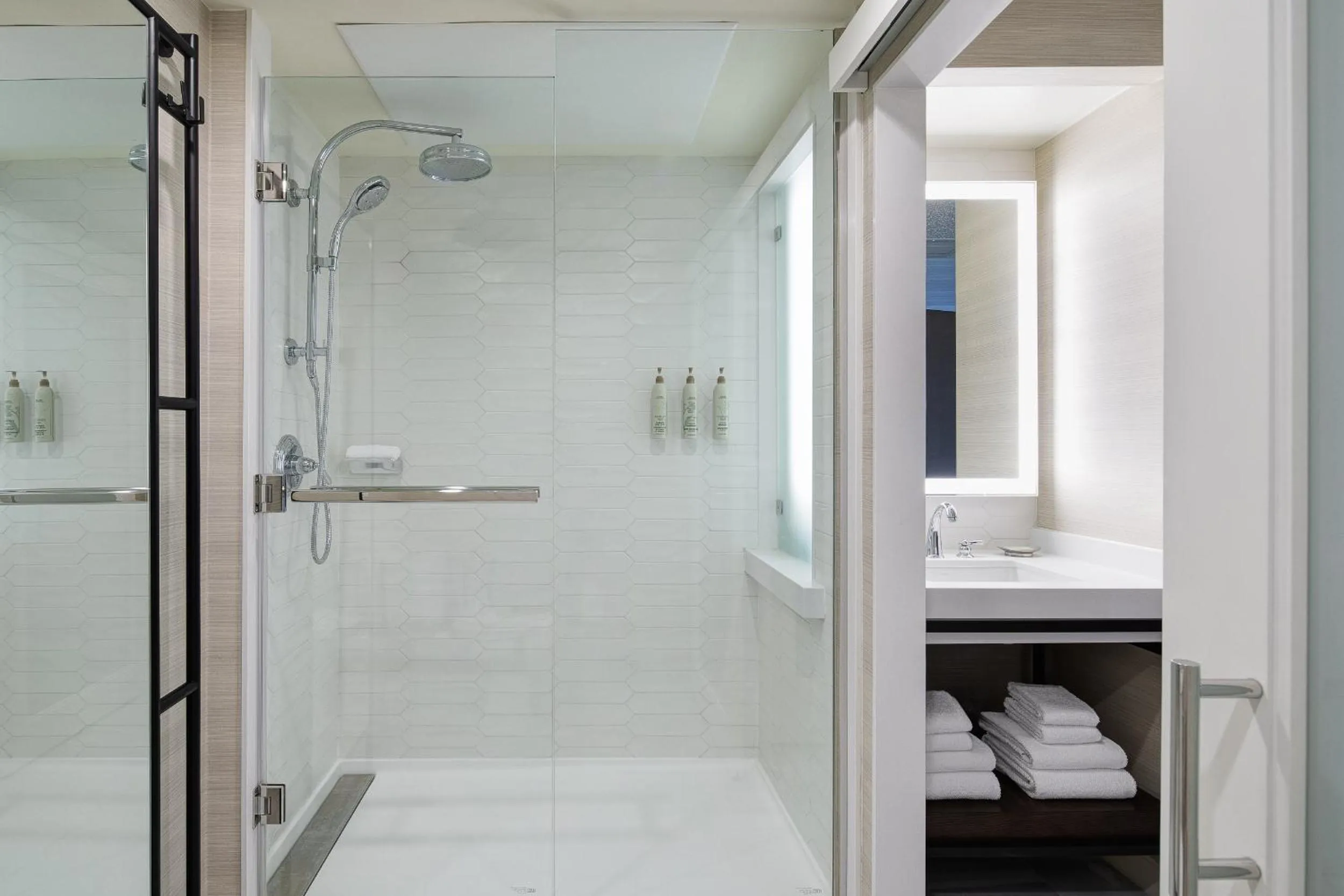 Bathroom in Renaissance Dallas Hotel