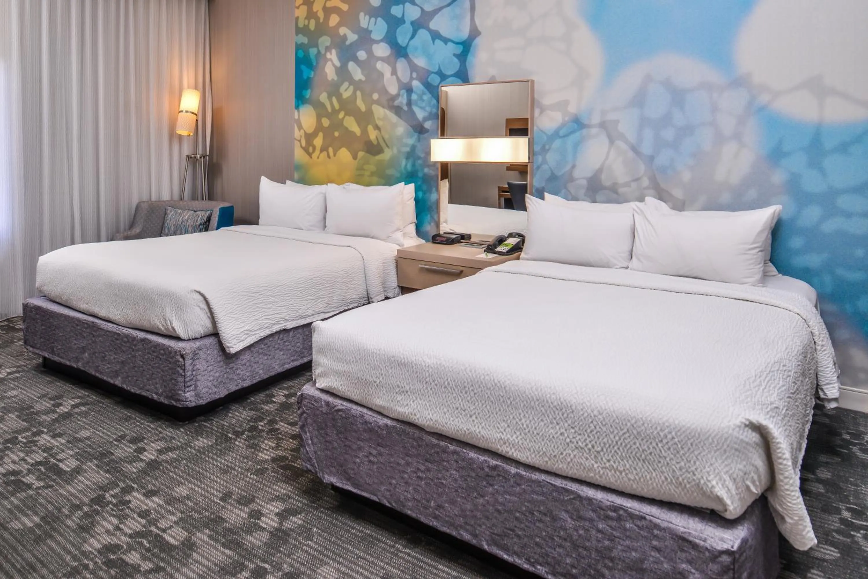 Bed in Courtyard Palm Desert