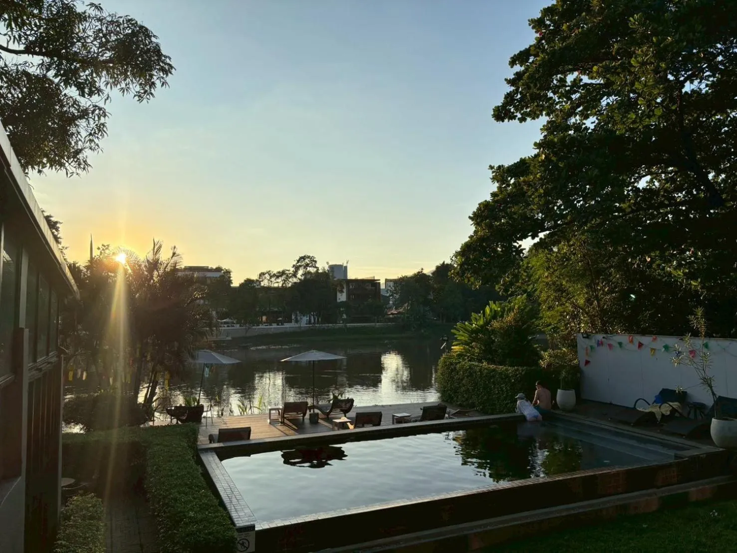 River view in i-river chiangmai