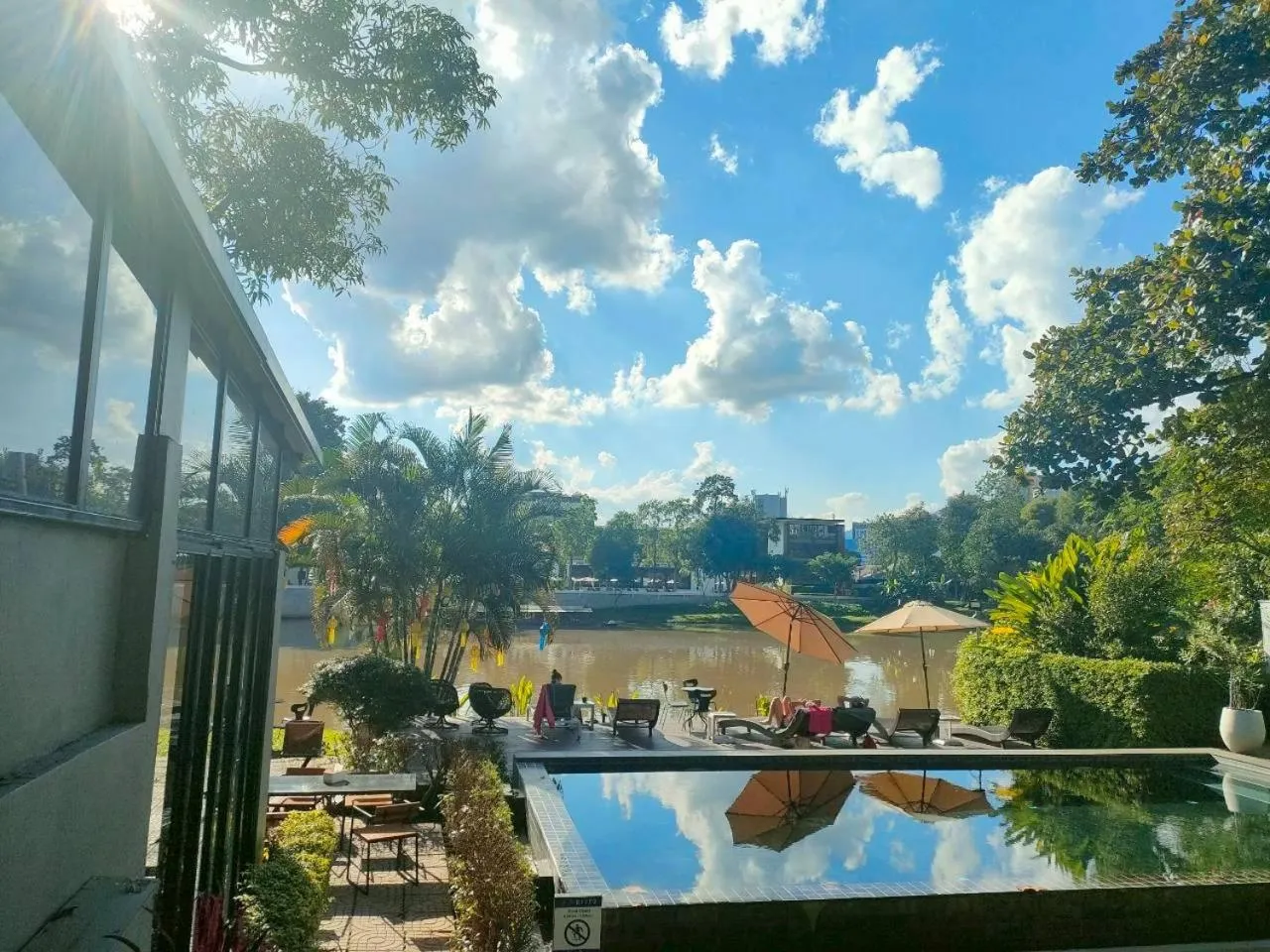 River view in i-river chiangmai