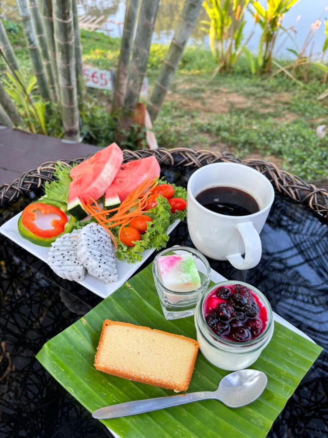 Breakfast in i-river chiangmai