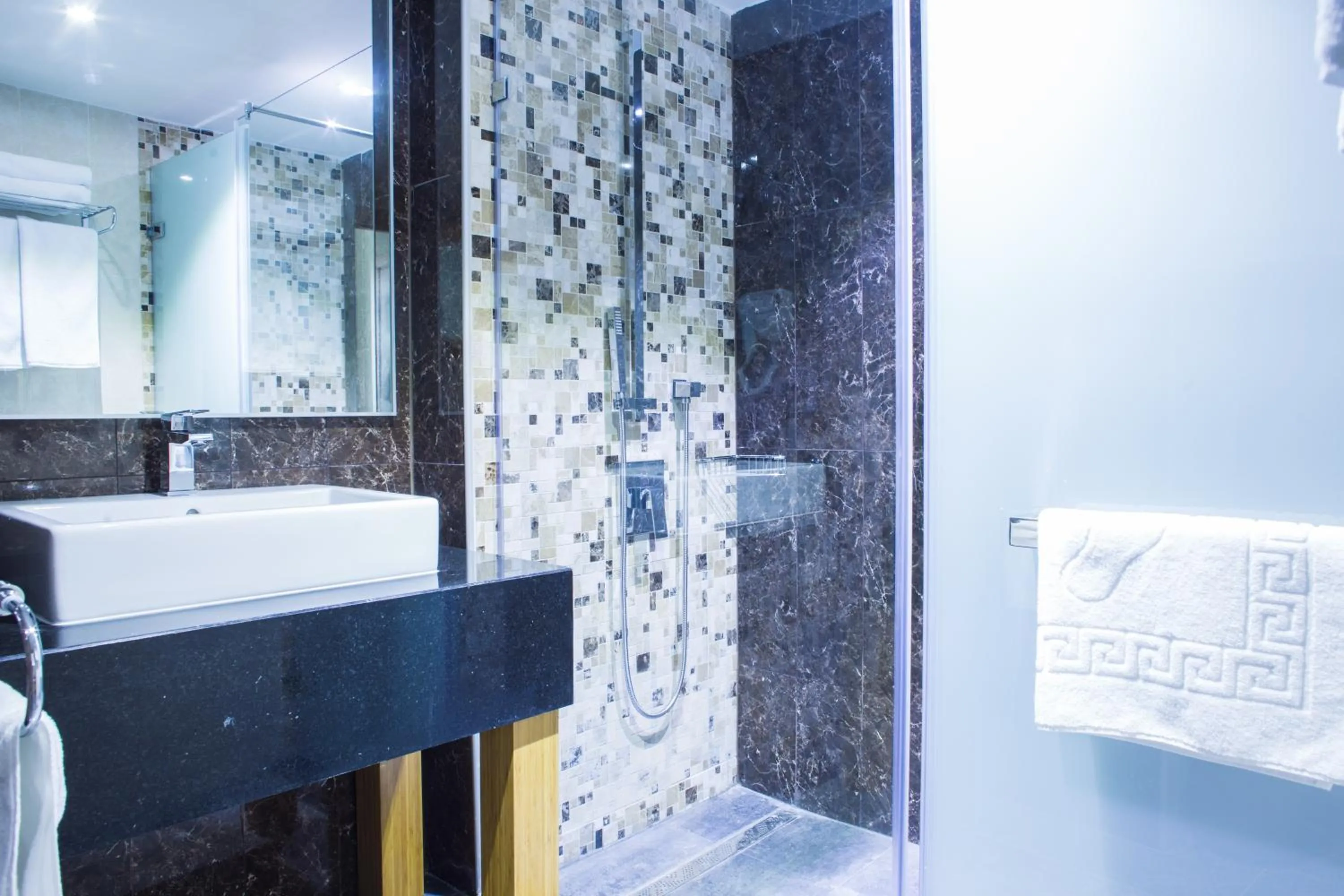 Bed in Aidana Plaza Hotel