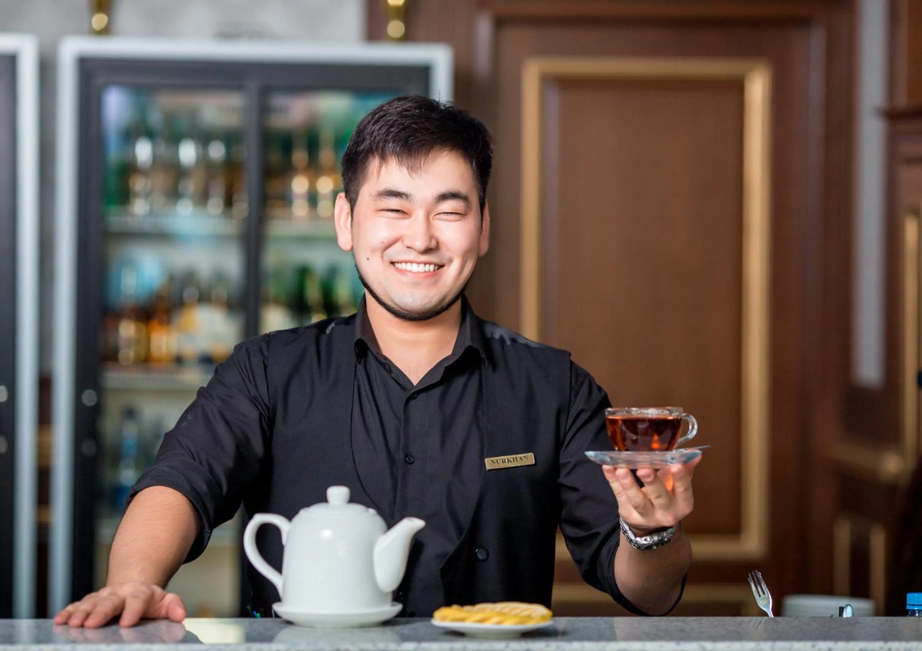 Staff in Aidana Plaza Hotel