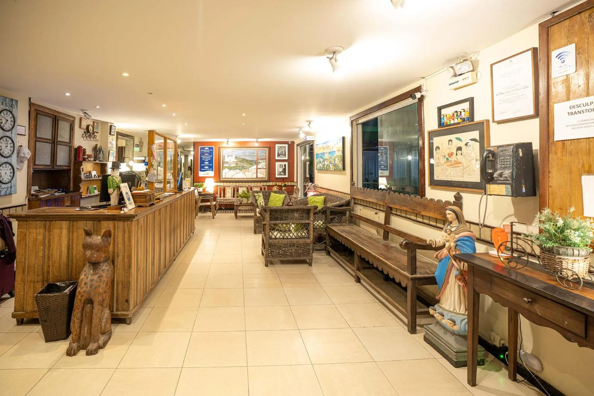 Lobby or reception in Hotel Costeiro