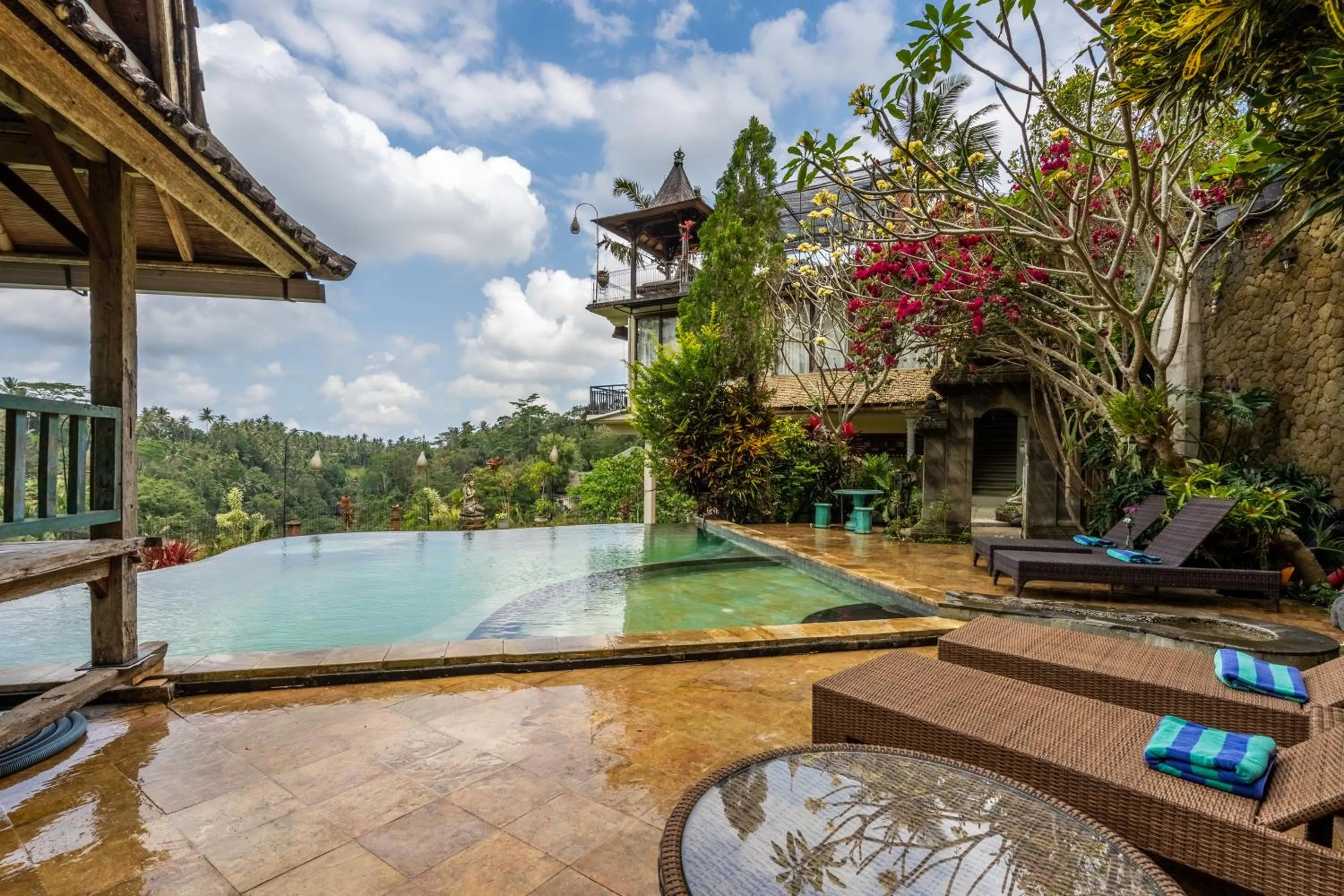 Natural landscape in Tirta Asri Ubud Villa
