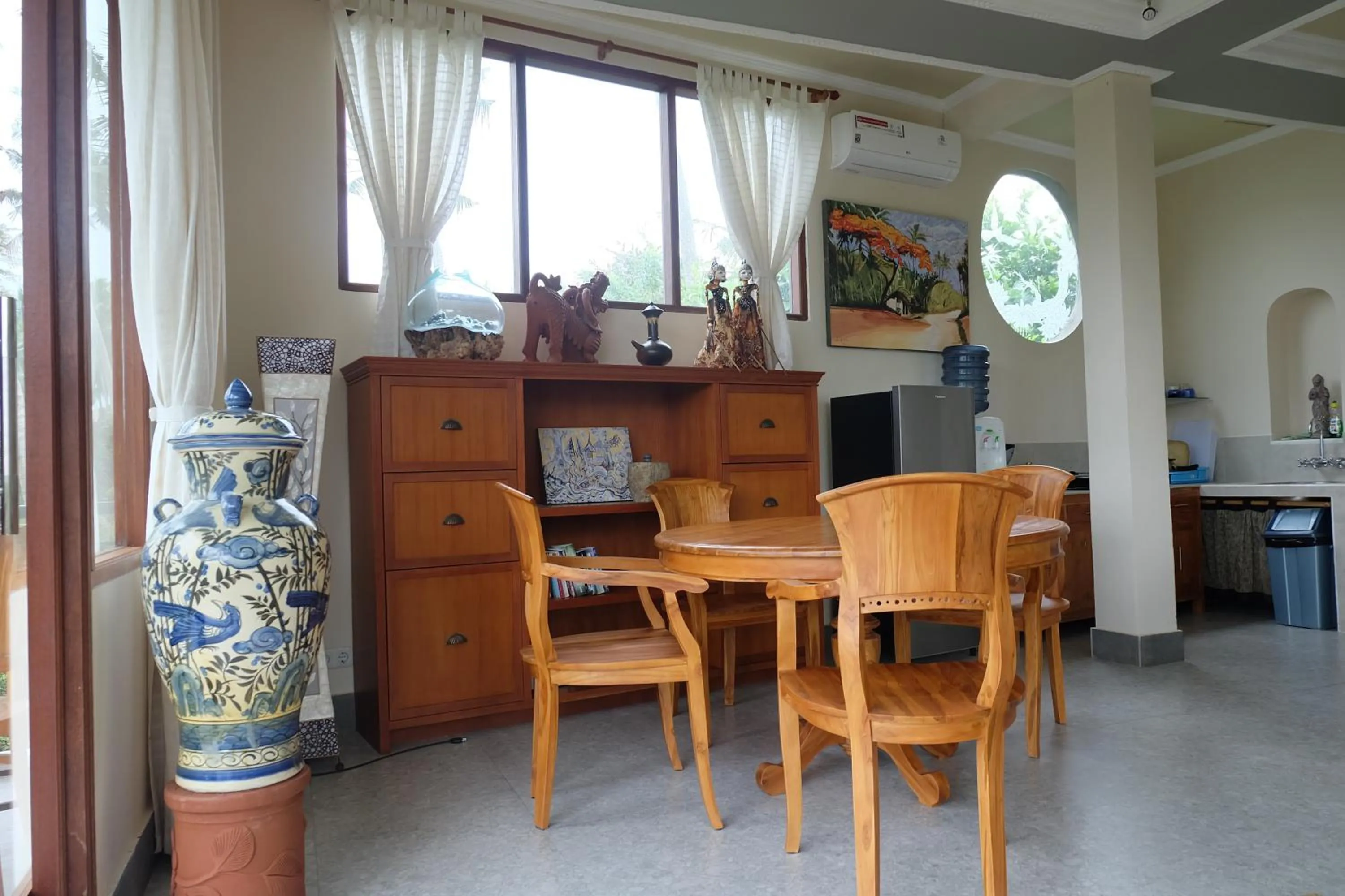 Living room in Tirta Asri Ubud Villa