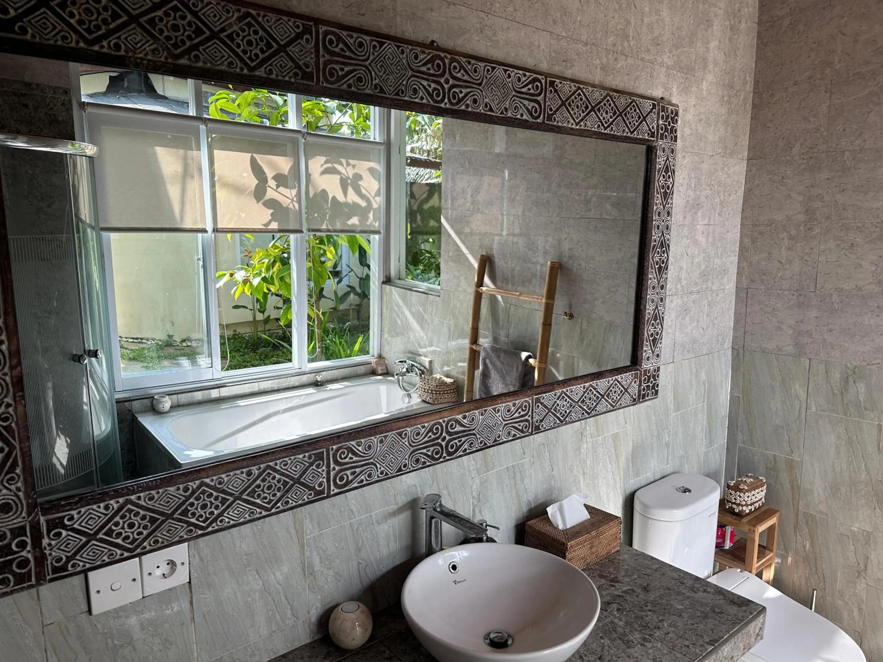 Bathroom in Tirta Asri Ubud Villa