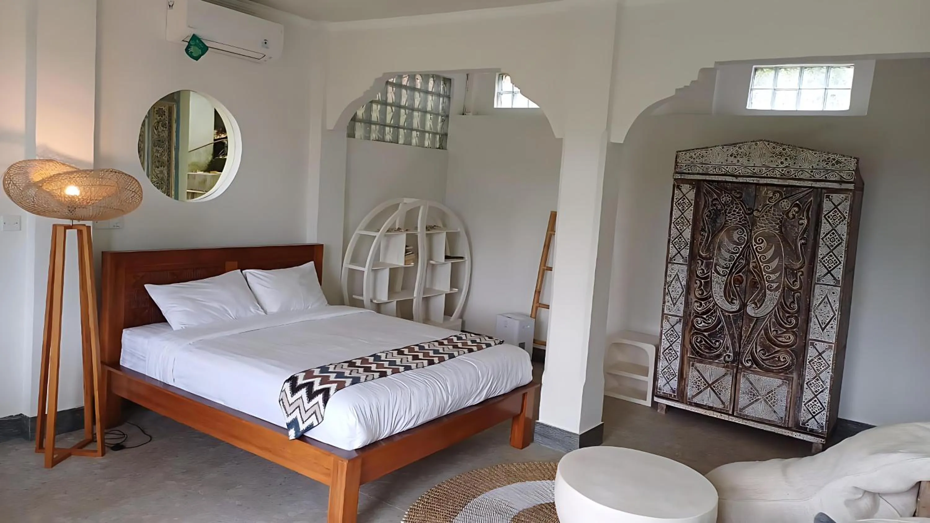 Bedroom, Bed in Tirta Asri Ubud Villa