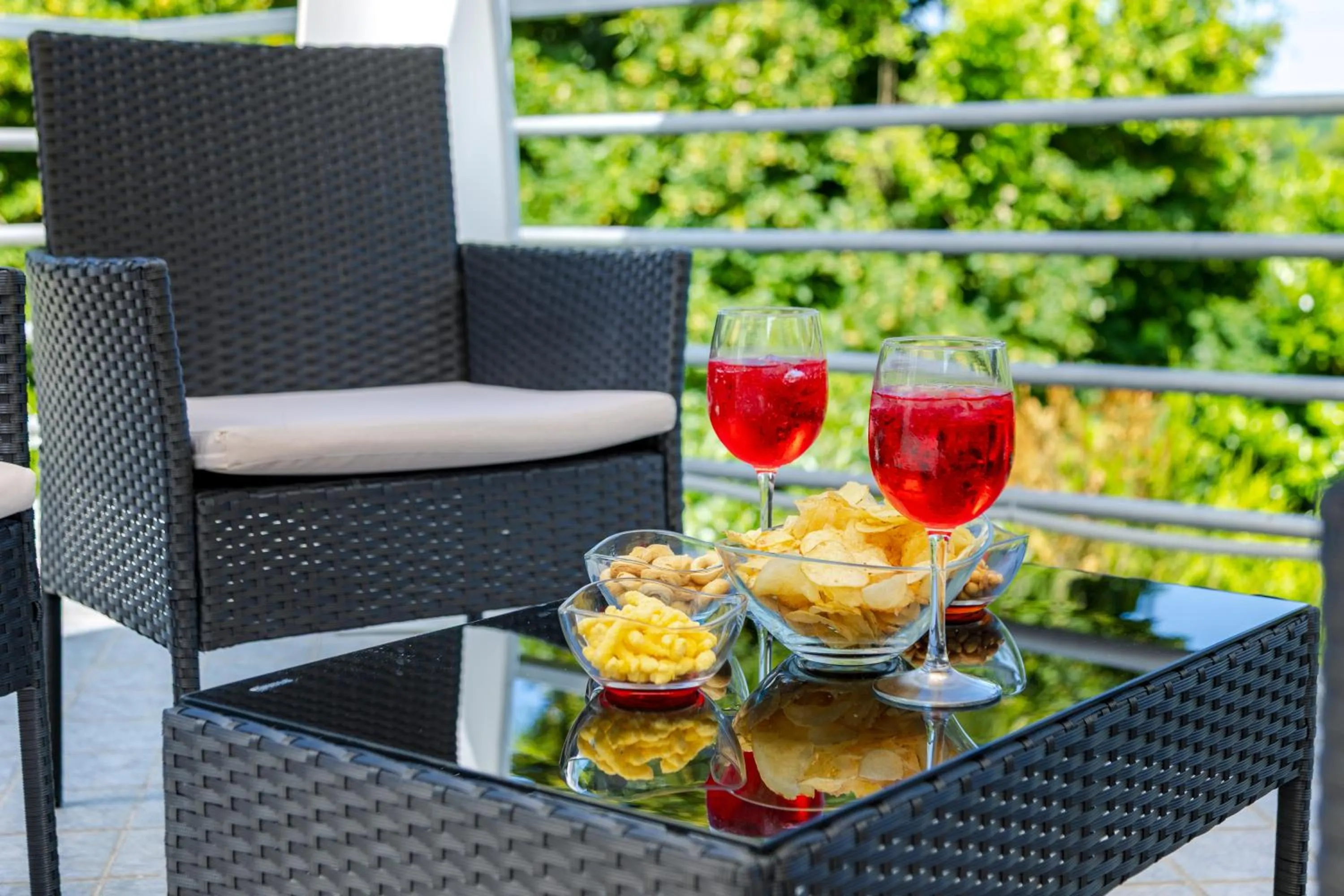 Balcony/Terrace in Aston Hotel
