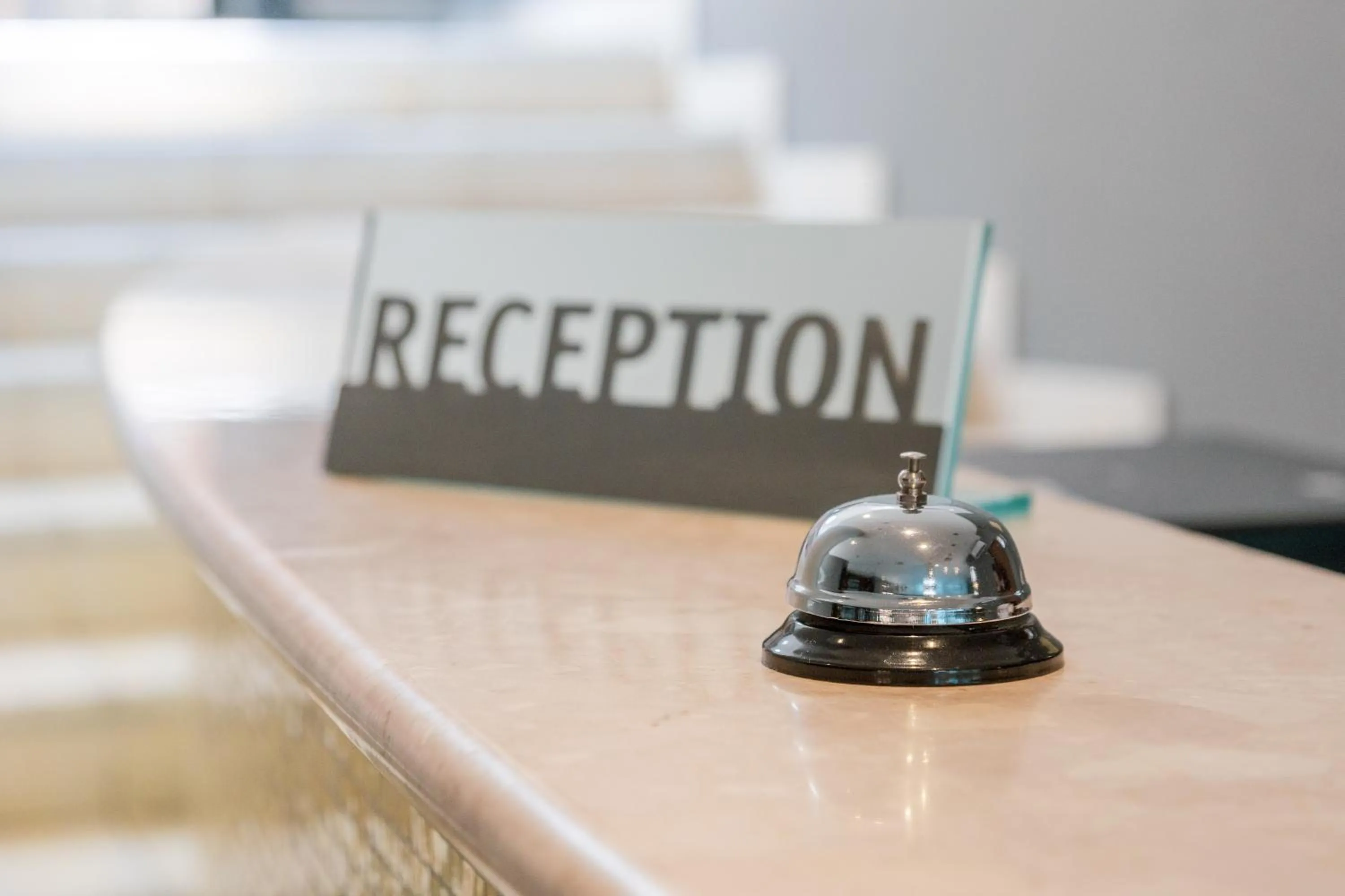 Text overlay in Aston Hotel