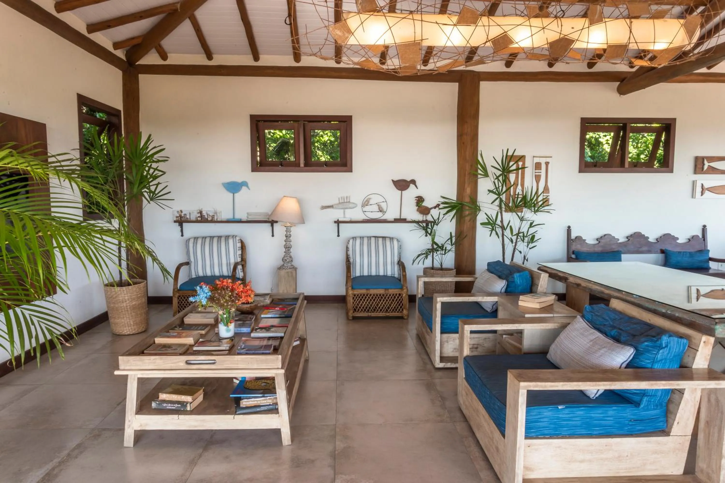 Communal lounge/ TV room in Manacá Pousada Parque