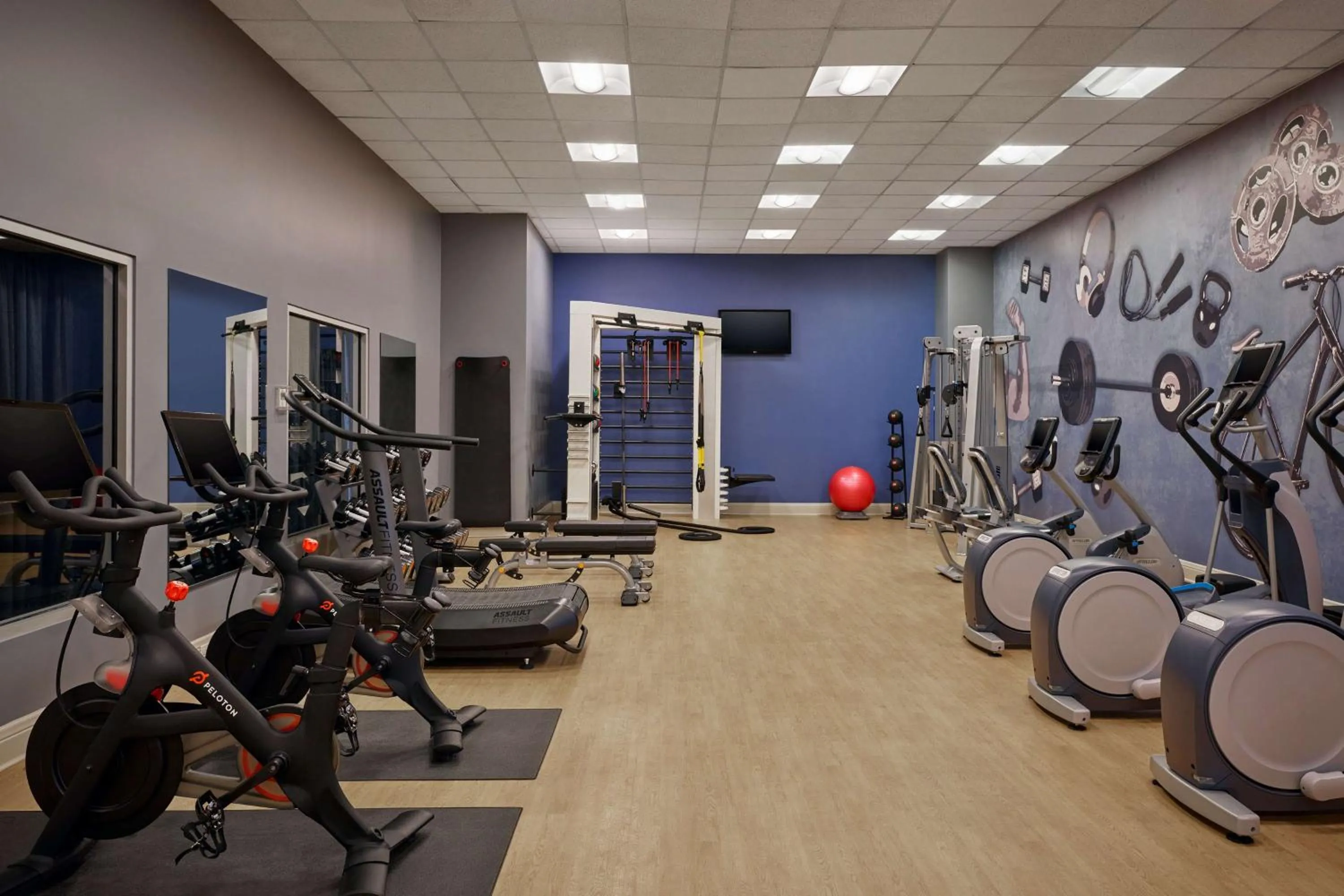 Fitness centre/facilities in Hilton Denver City Center