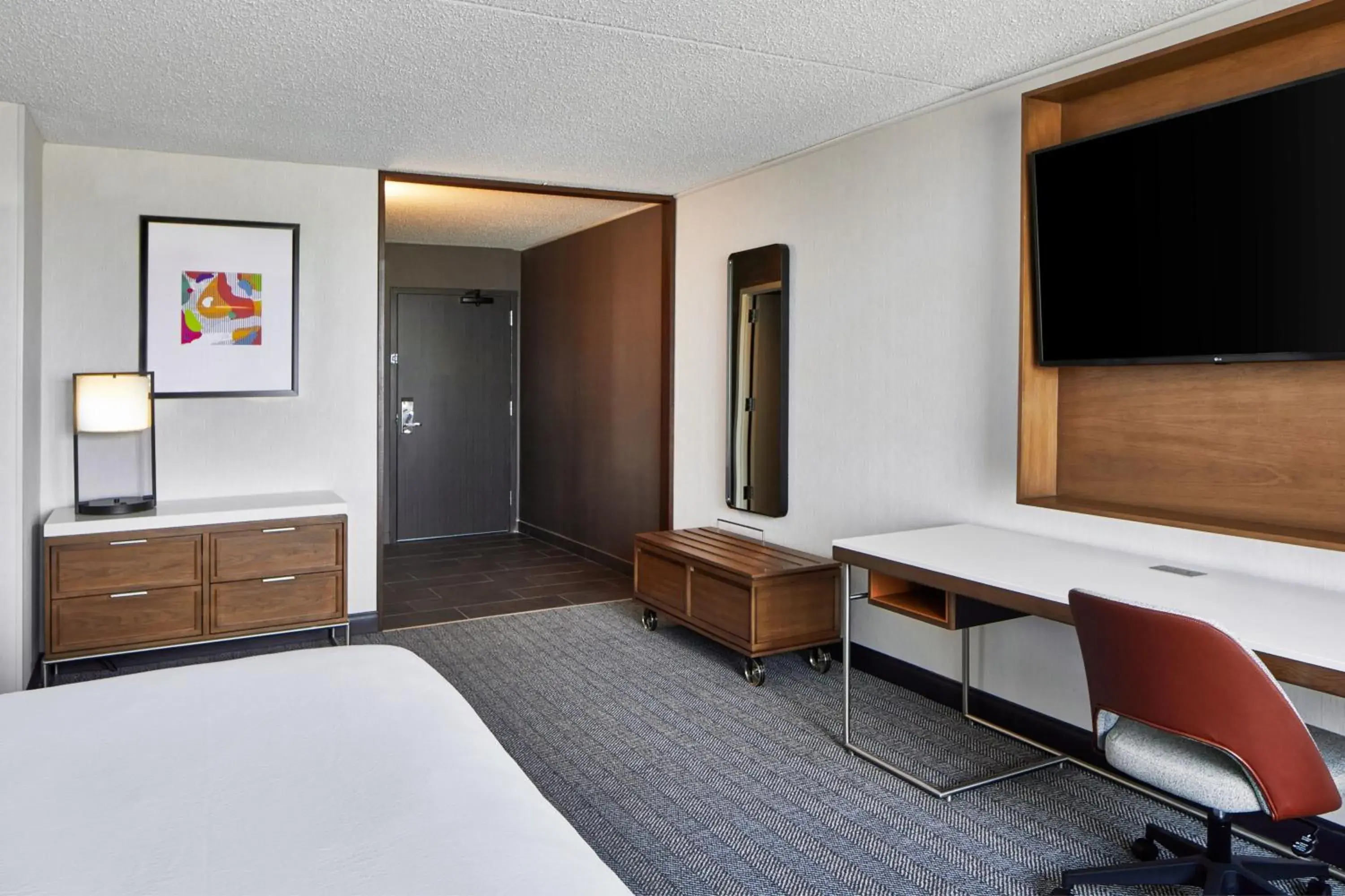 King Suite with Sofa Bed and Adapted Tub - Mobility and Hearing Accessible in Courtyard by Marriott Detroit Downtown King Suite with Sofa Bed and Adapted Tub - Mobility and Hearing Accessible in Courtyard by Marriott Detroit Downtown