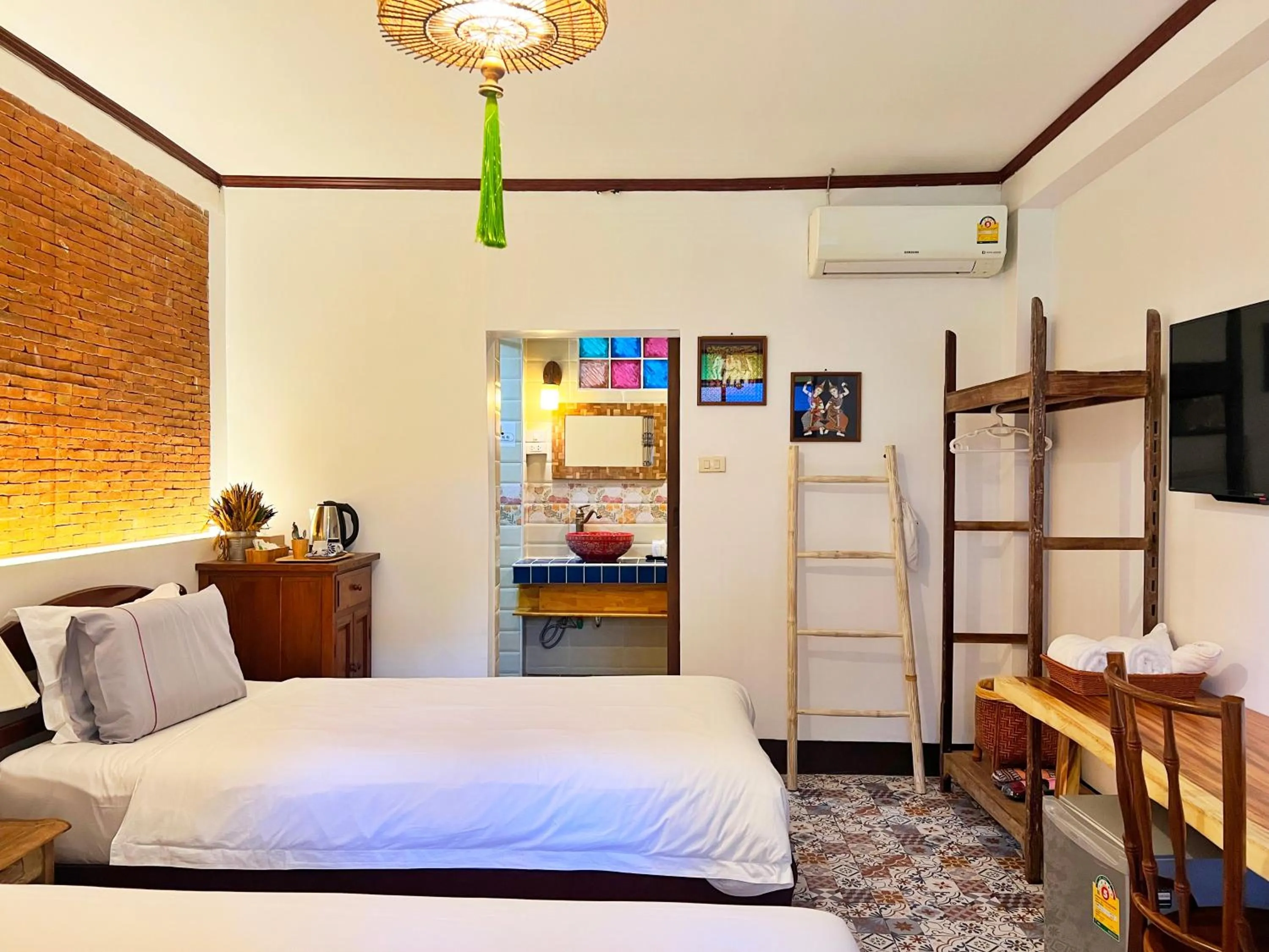 Bedroom, Bed in Pao Come Boutique House