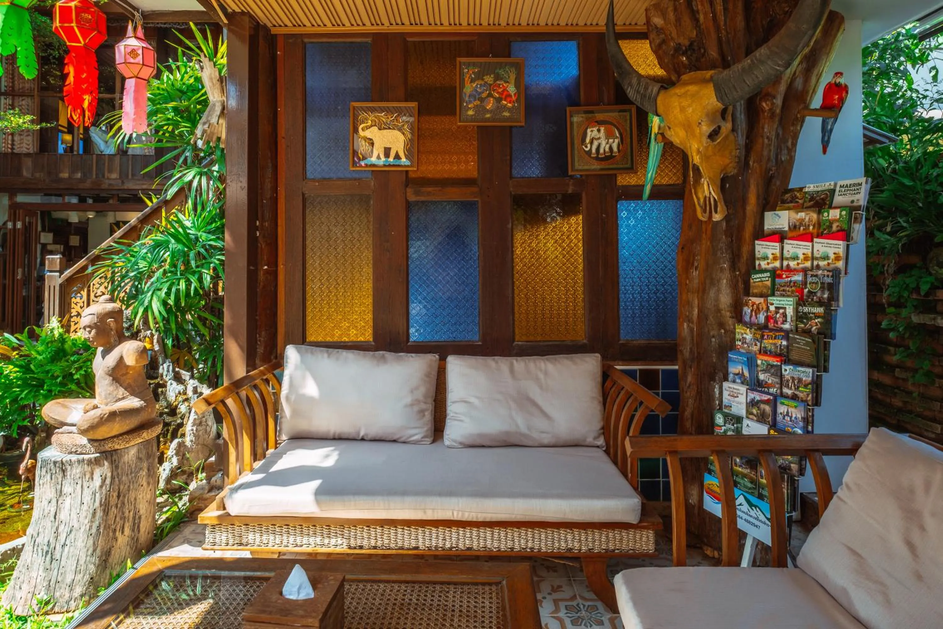 Seating area in Pao Come Boutique House