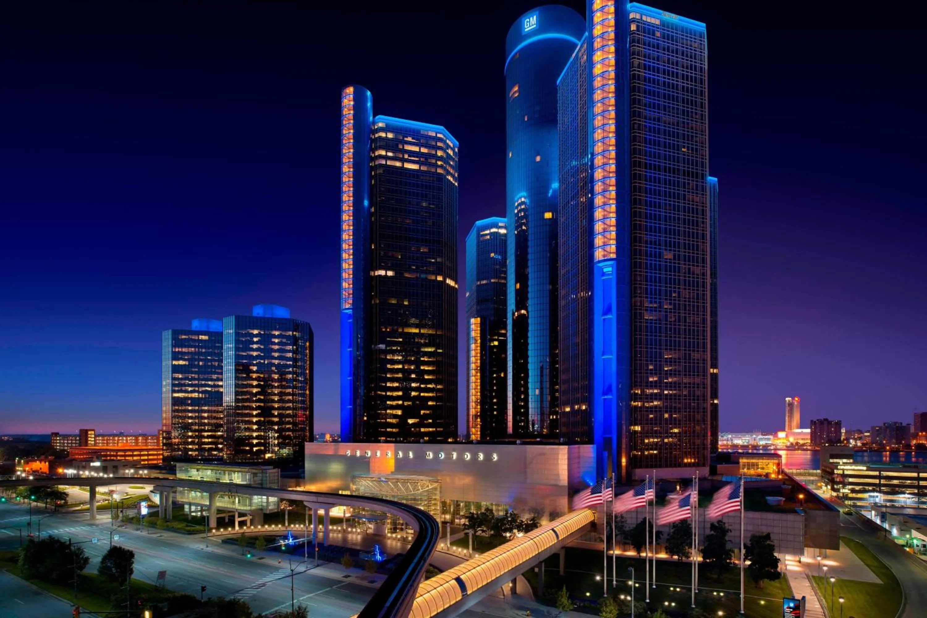 Property building in Detroit Marriott at the Renaissance Center