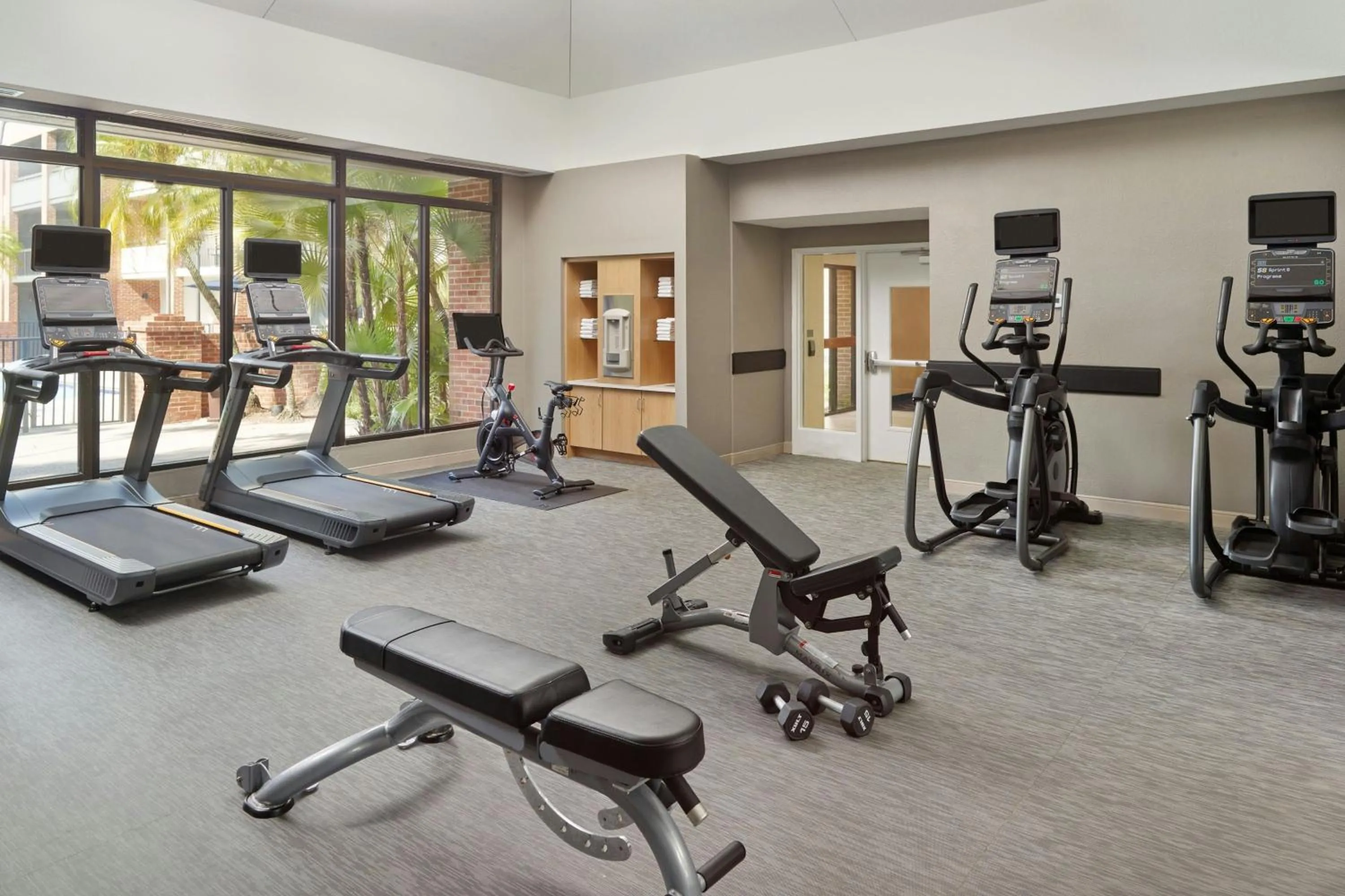 Fitness centre/facilities in Courtyard by Marriott Fort Lauderdale City of Plantation