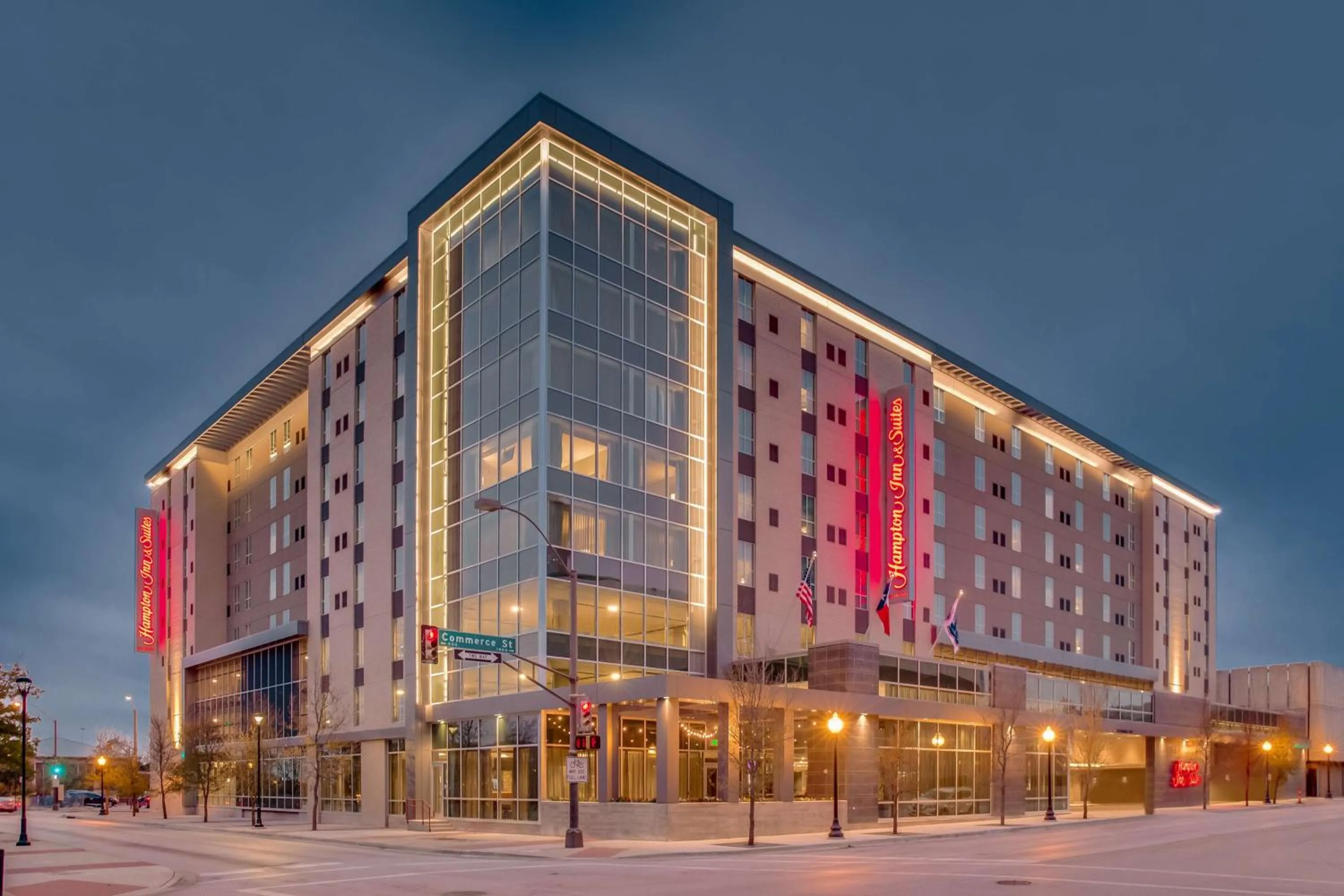Property building in Hampton Inn & Suites Fort Worth Downtown