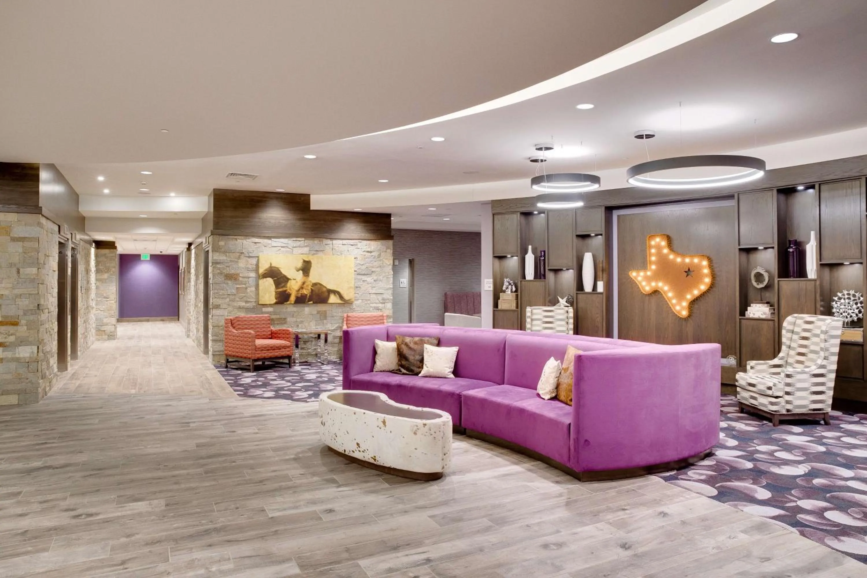 Lobby or reception in Hampton Inn & Suites Fort Worth Downtown