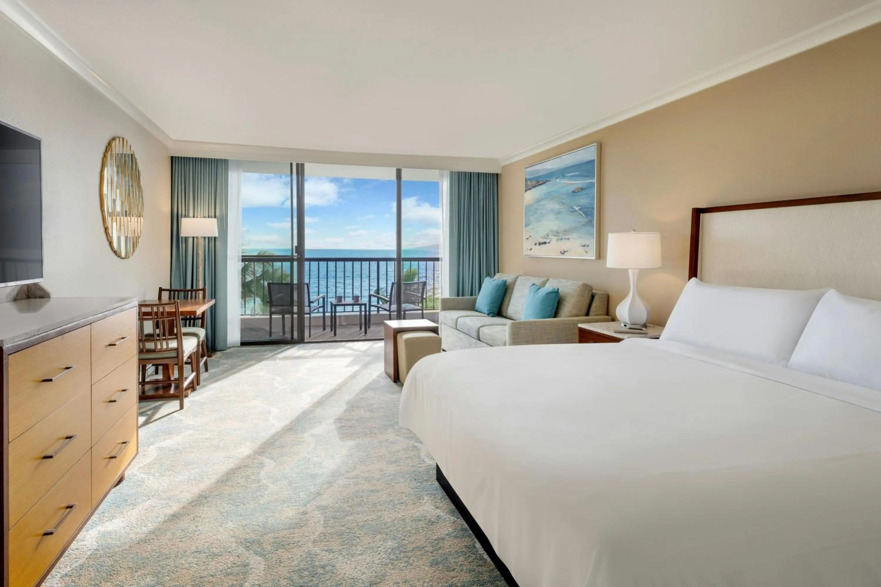 Photo of the whole room, Bed in Marriott's Maui Ocean Club - Molokai, Maui & Lanai Towers