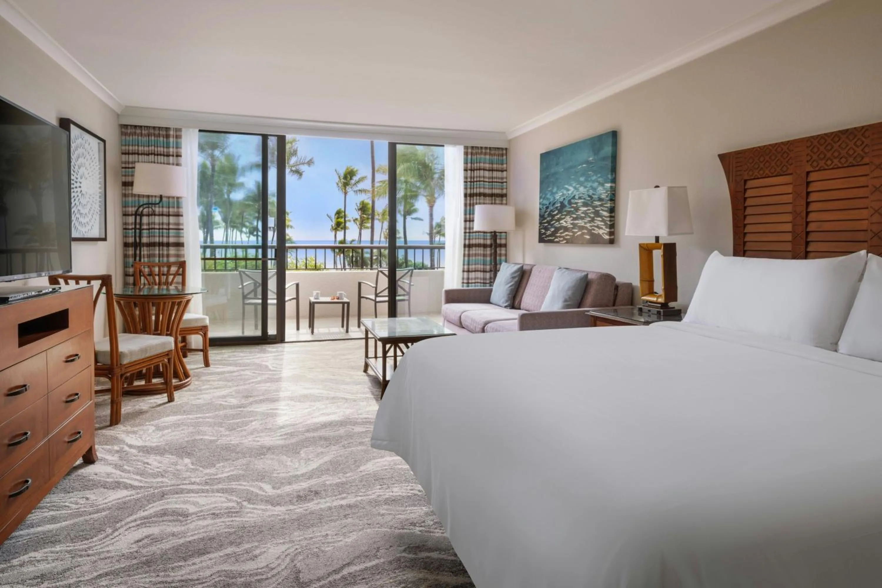 Photo of the whole room, Bed in Marriott's Maui Ocean Club - Molokai, Maui & Lanai Towers
